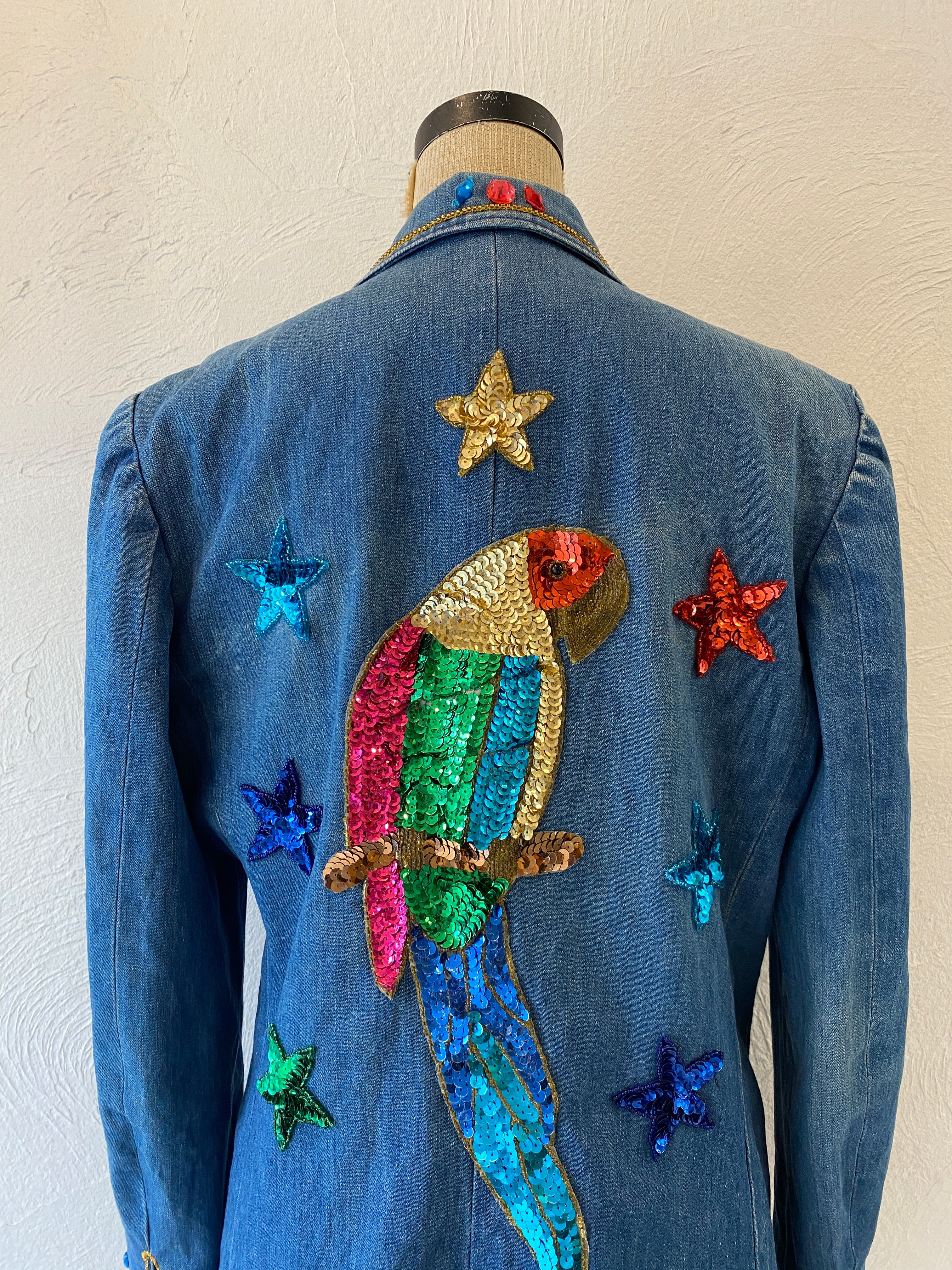 star spangle denim jacket