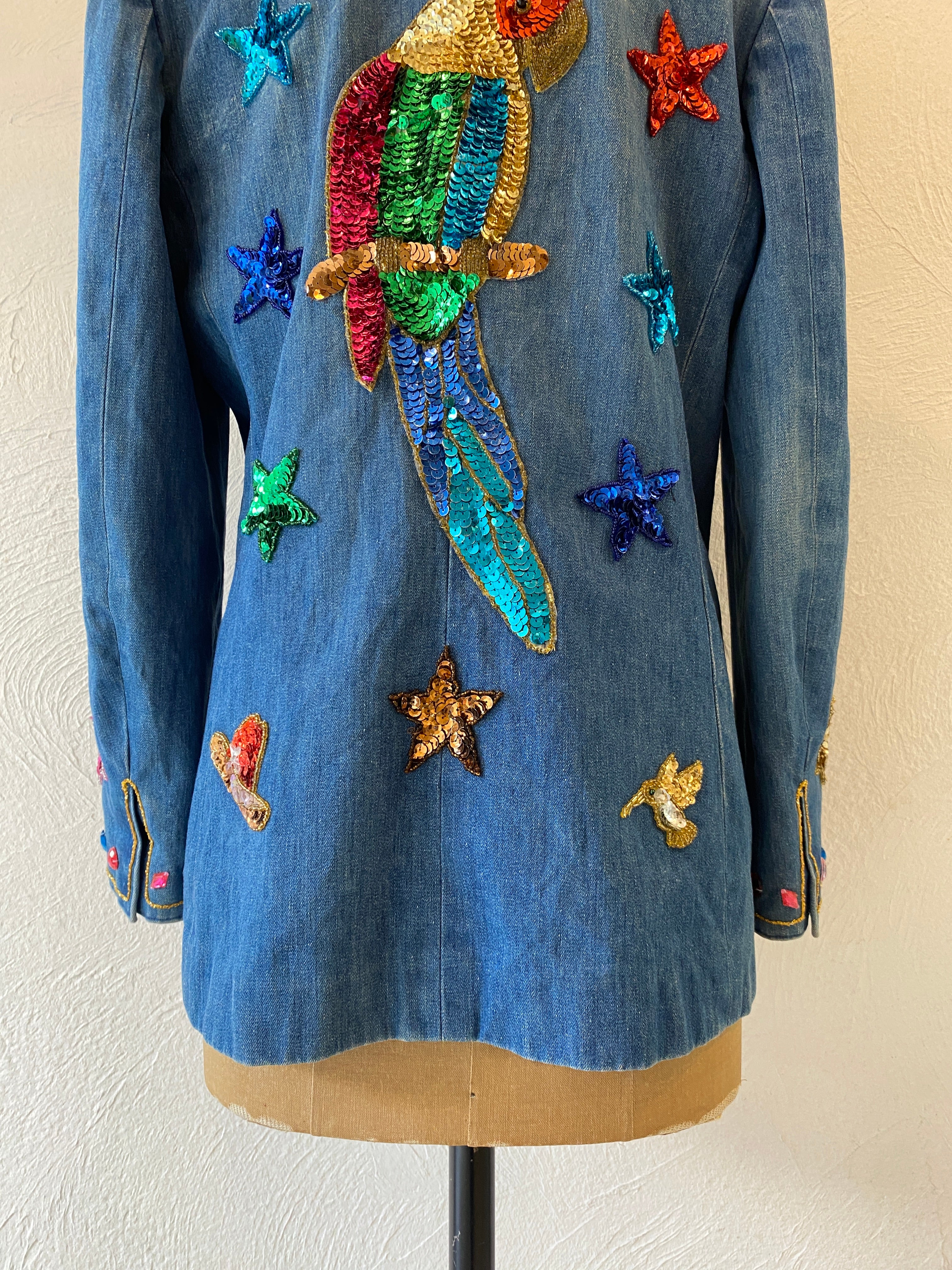 star spangle denim jacket