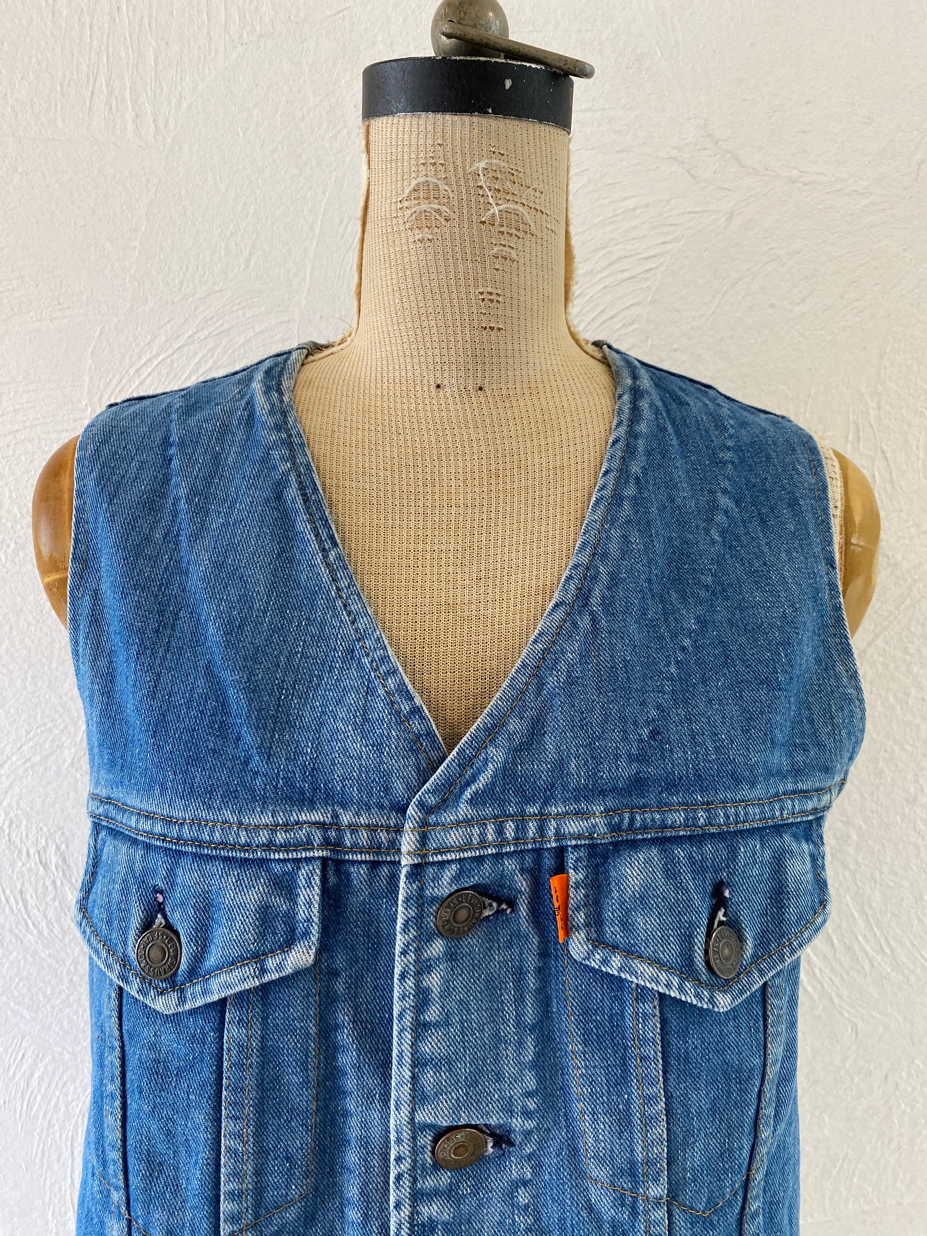levi's denim vest