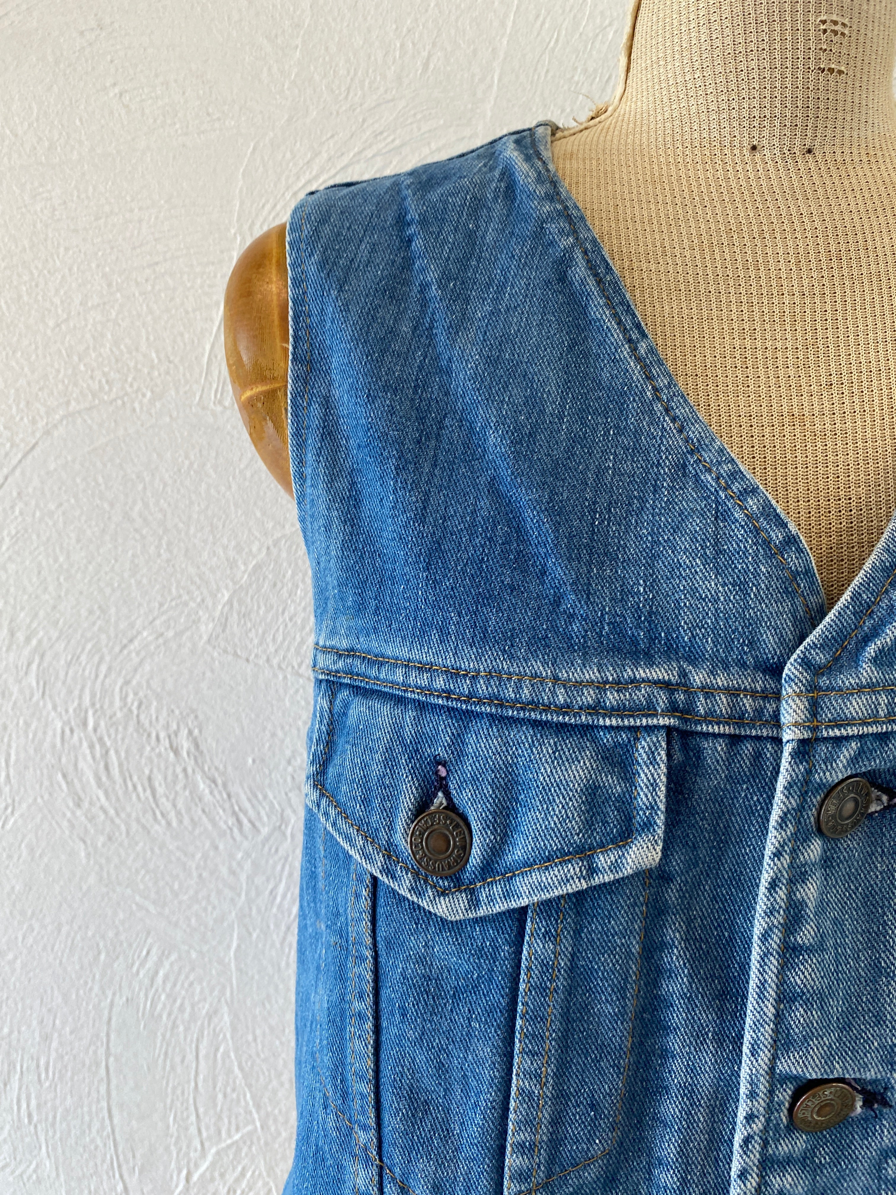 levi's denim vest