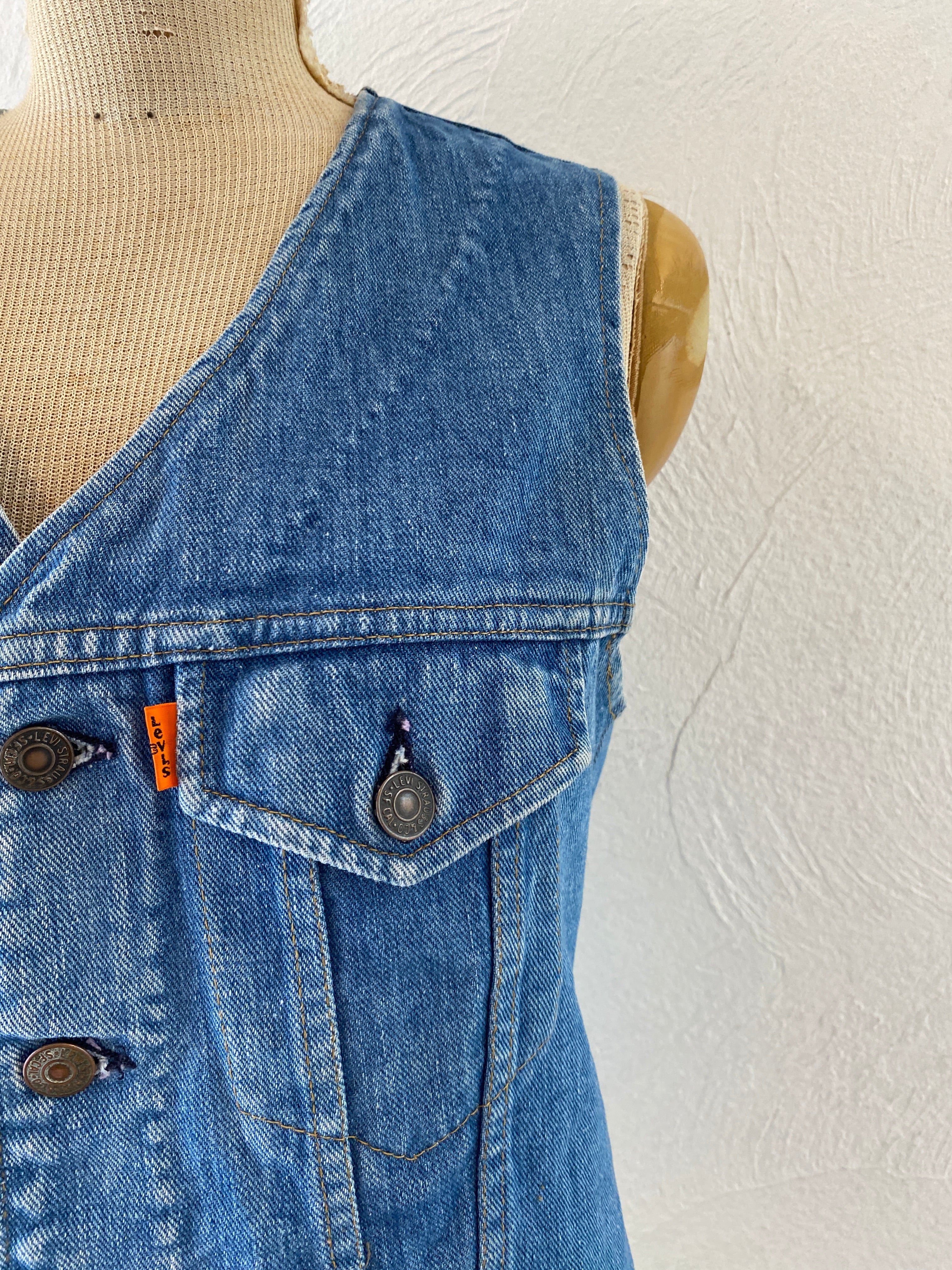 levi's denim vest