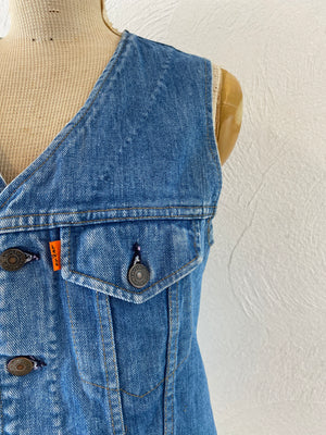 levi's denim vest