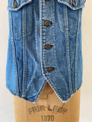 levi's denim vest