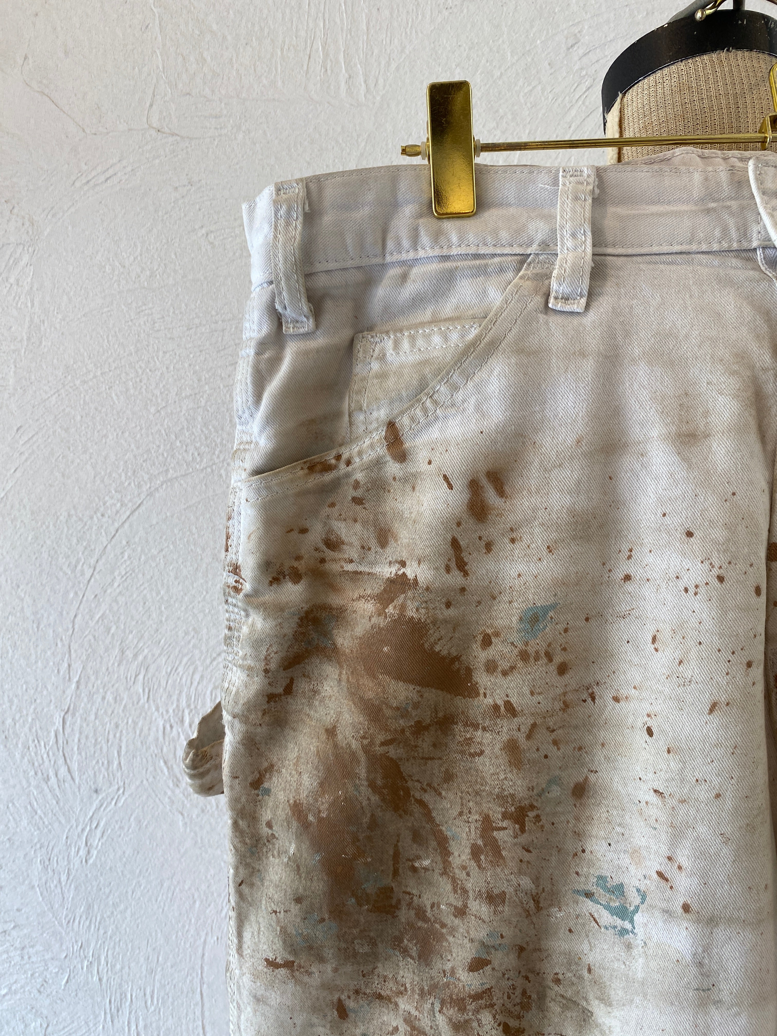 brown painter pants