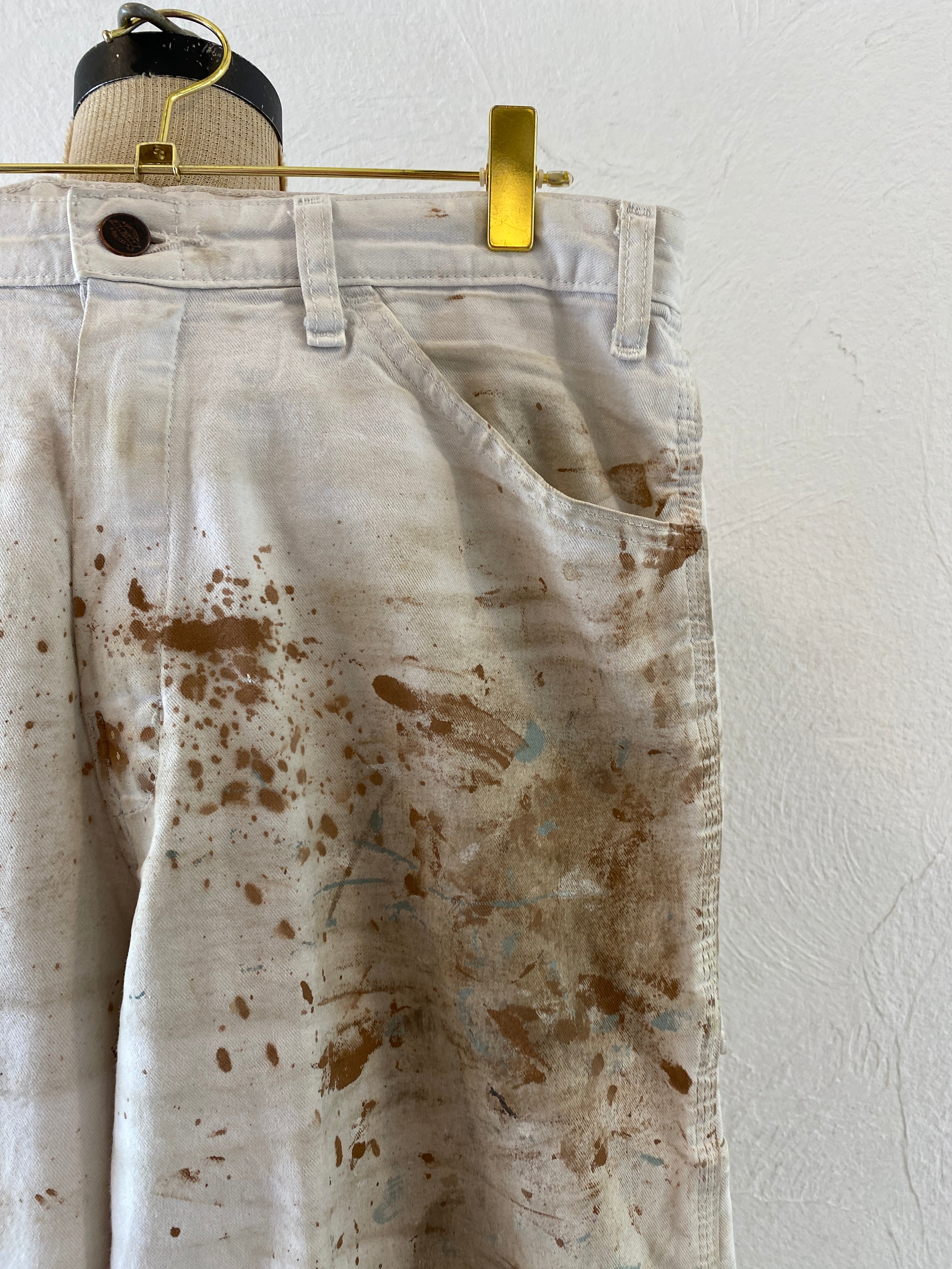brown painter pants