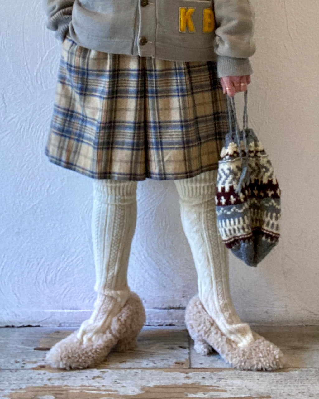 nude check culotte pants