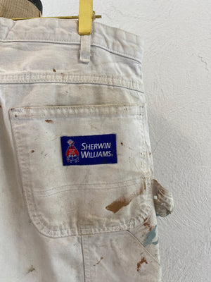 brown painter pants