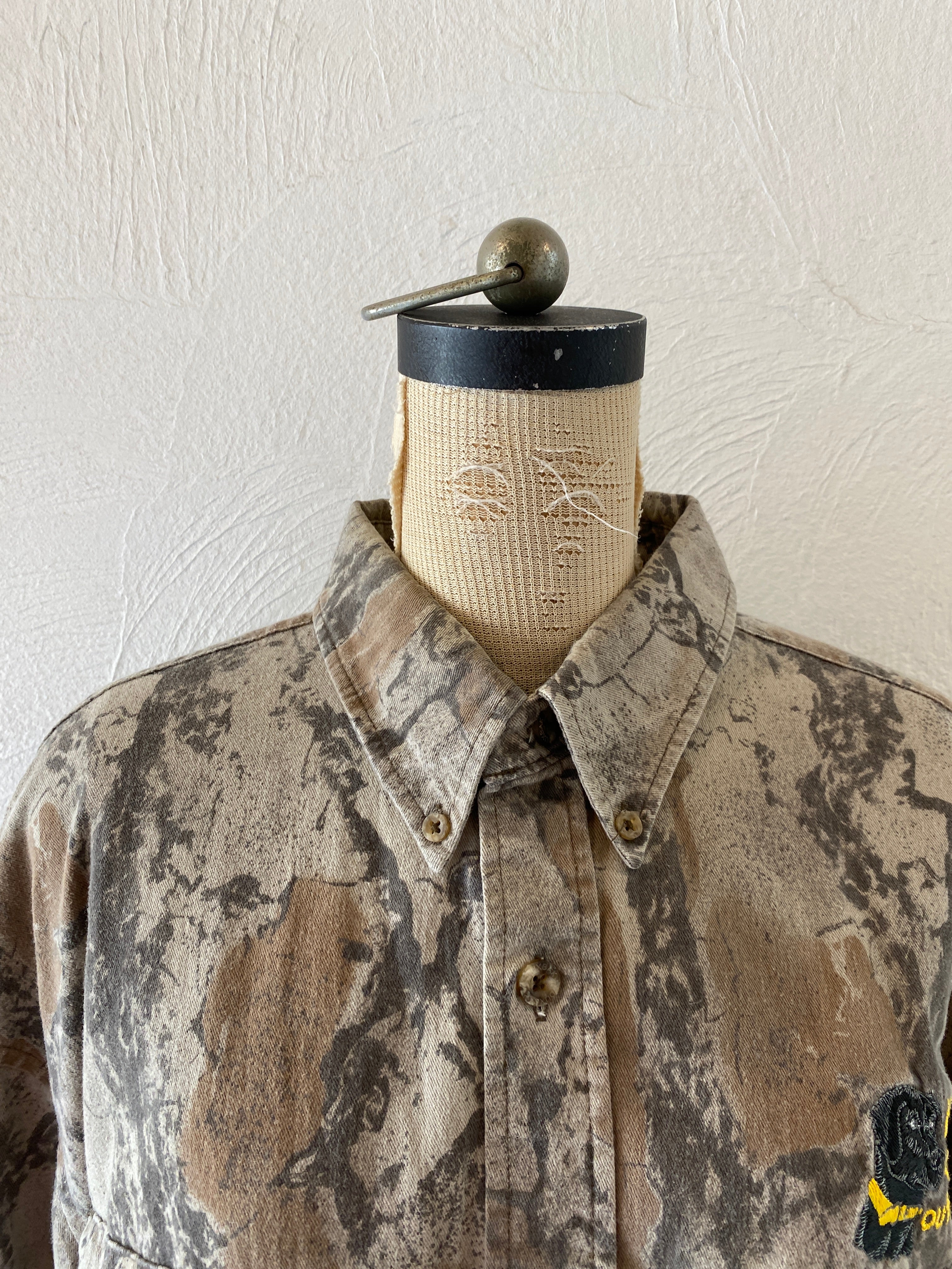 oversize camouflage shirt