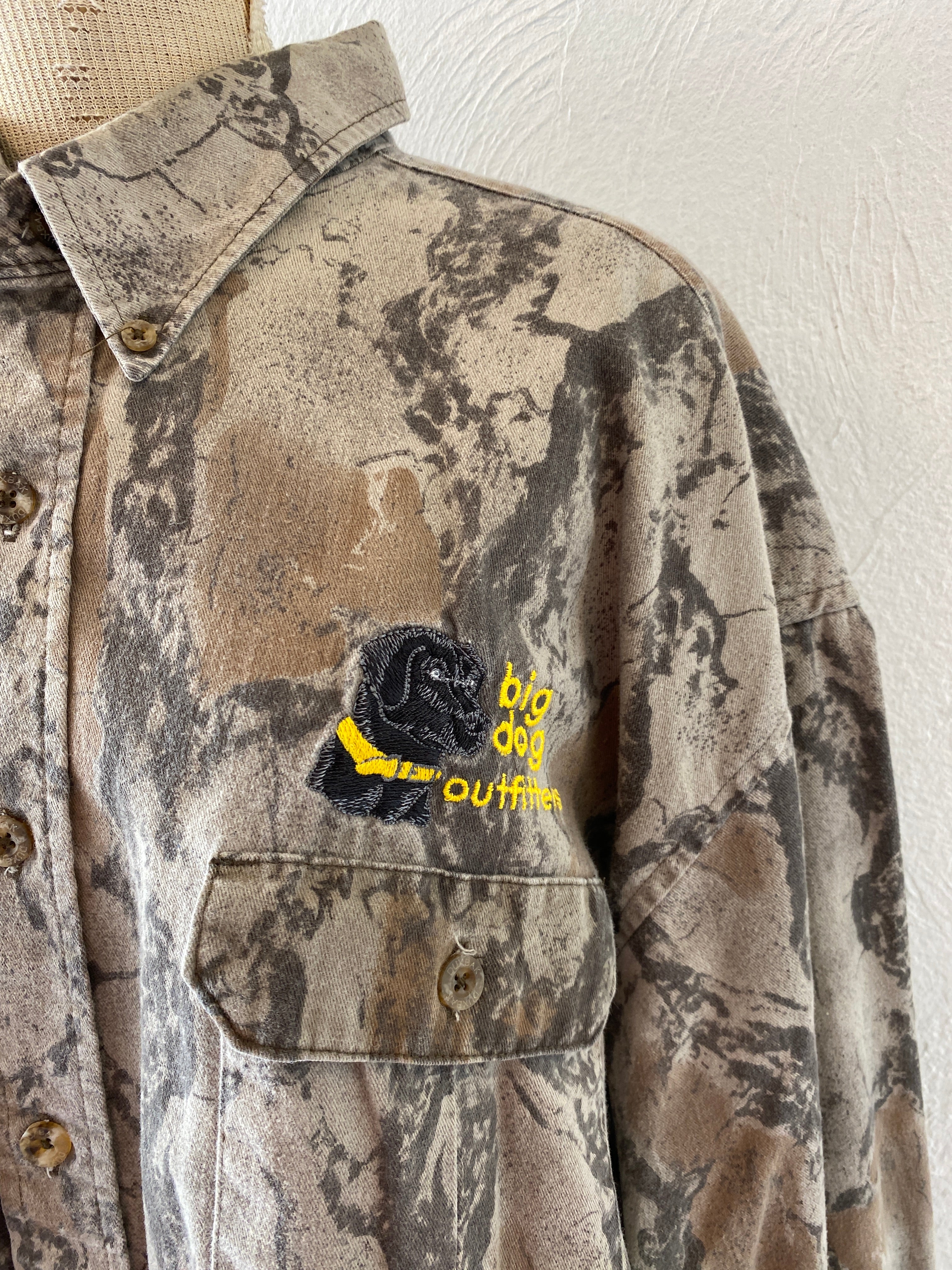 oversize camouflage shirt
