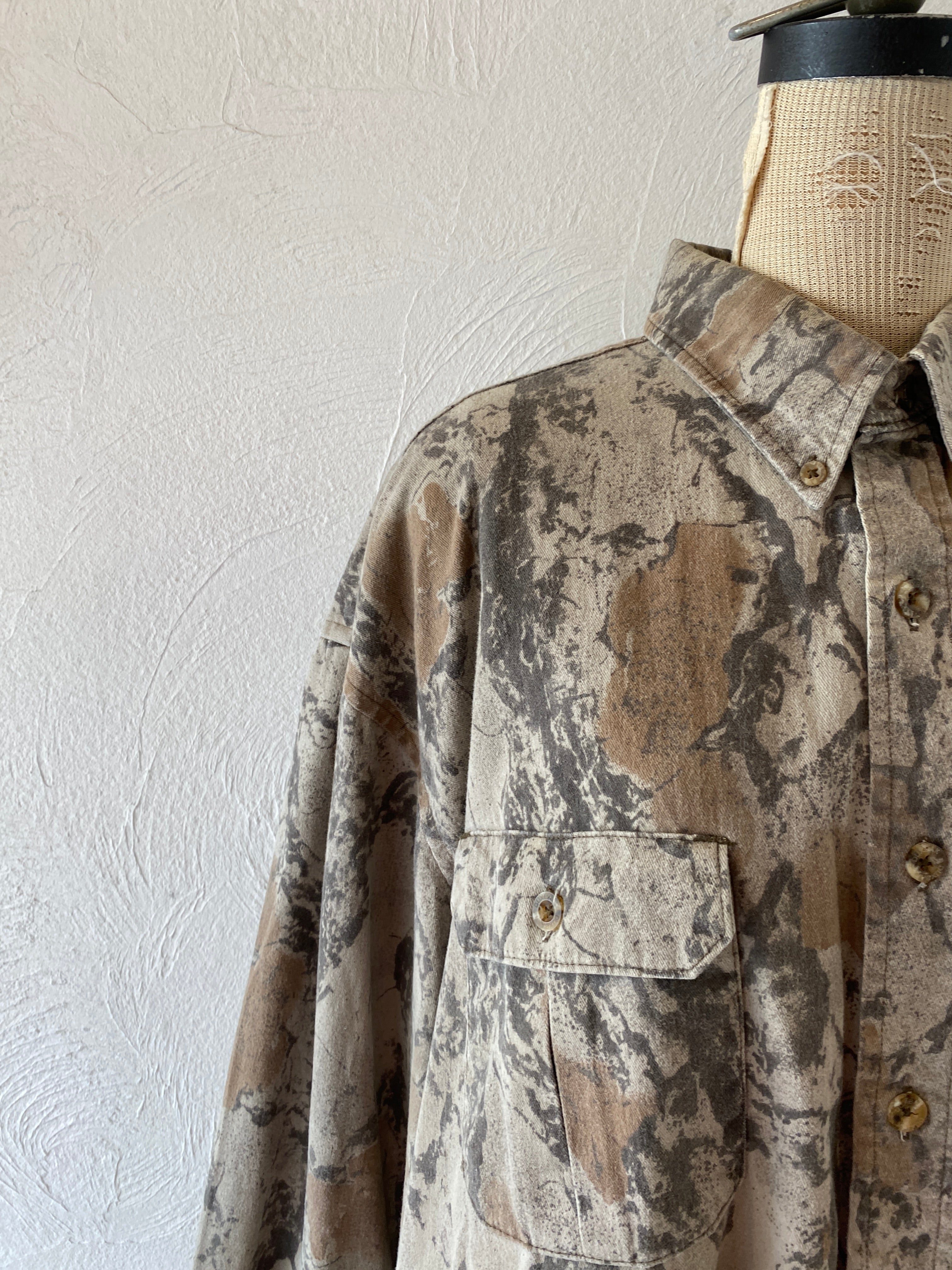 oversize camouflage shirt