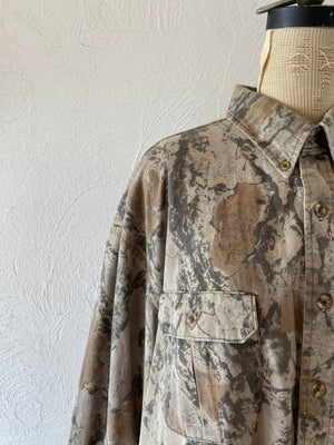 oversize camouflage shirt