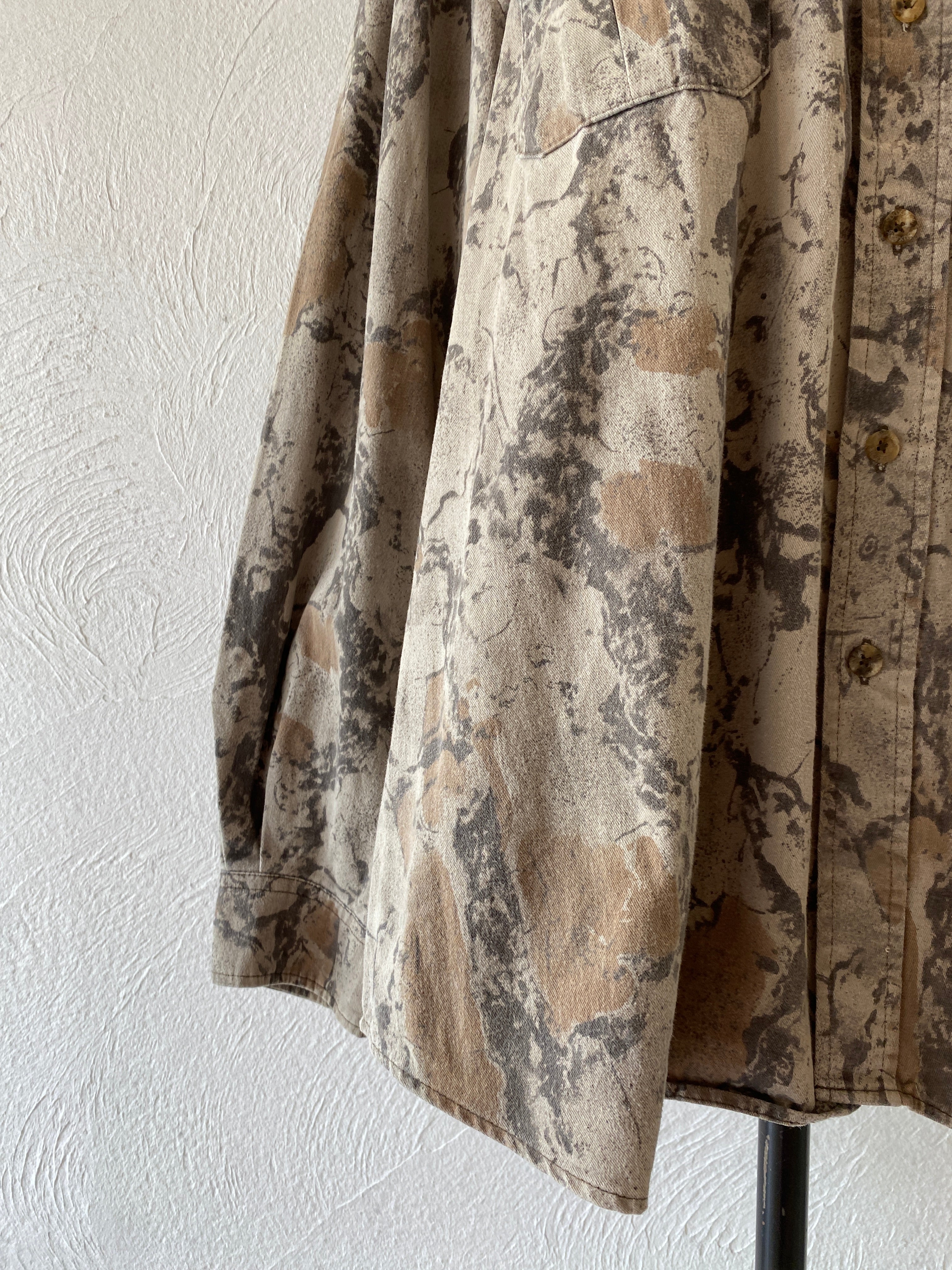 oversize camouflage shirt