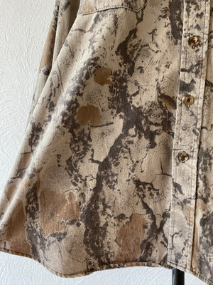 oversize camouflage shirt