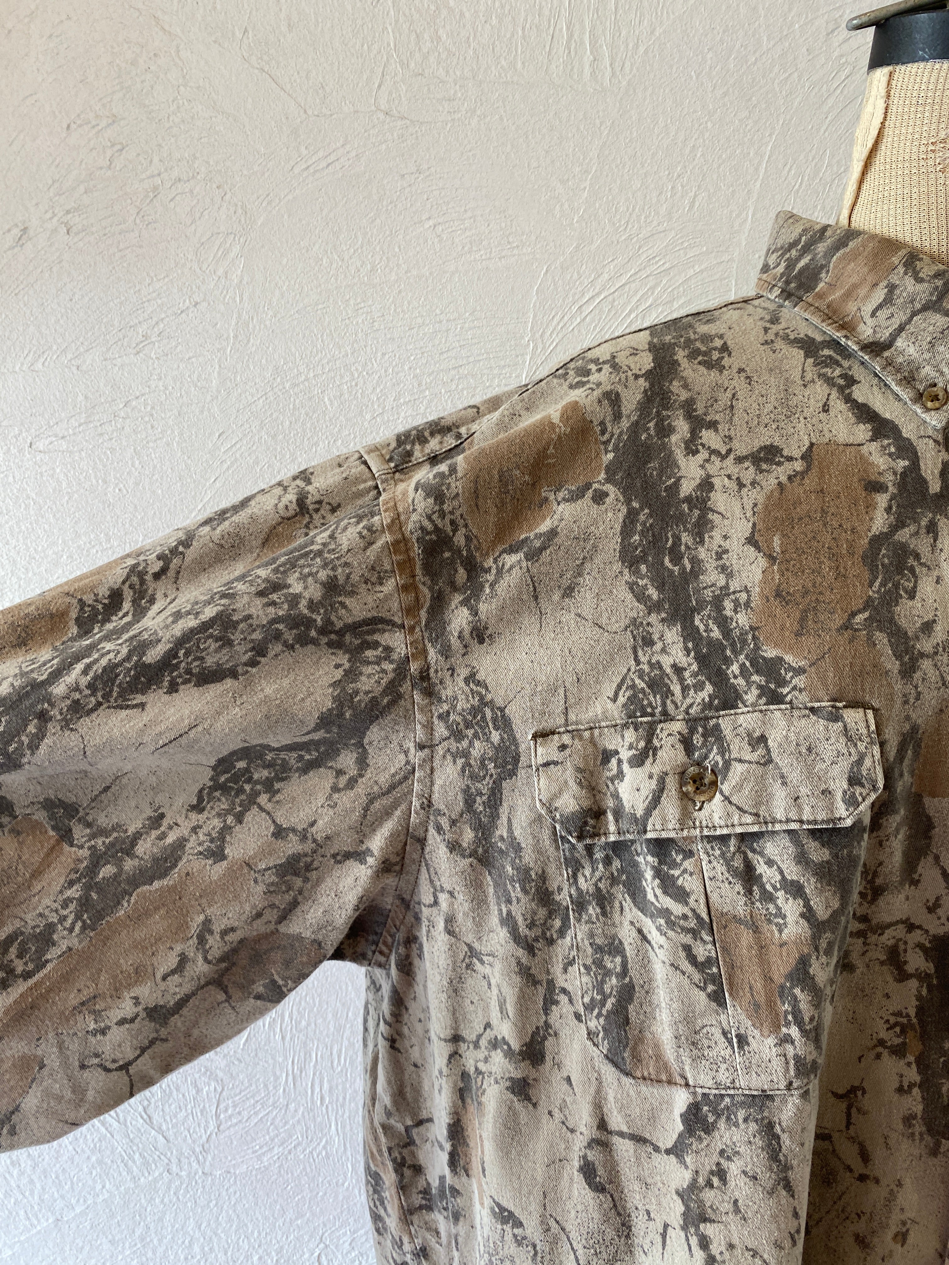 oversize camouflage shirt