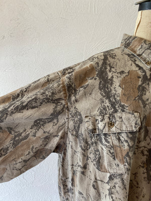 oversize camouflage shirt