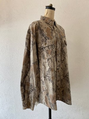 oversize camouflage shirt