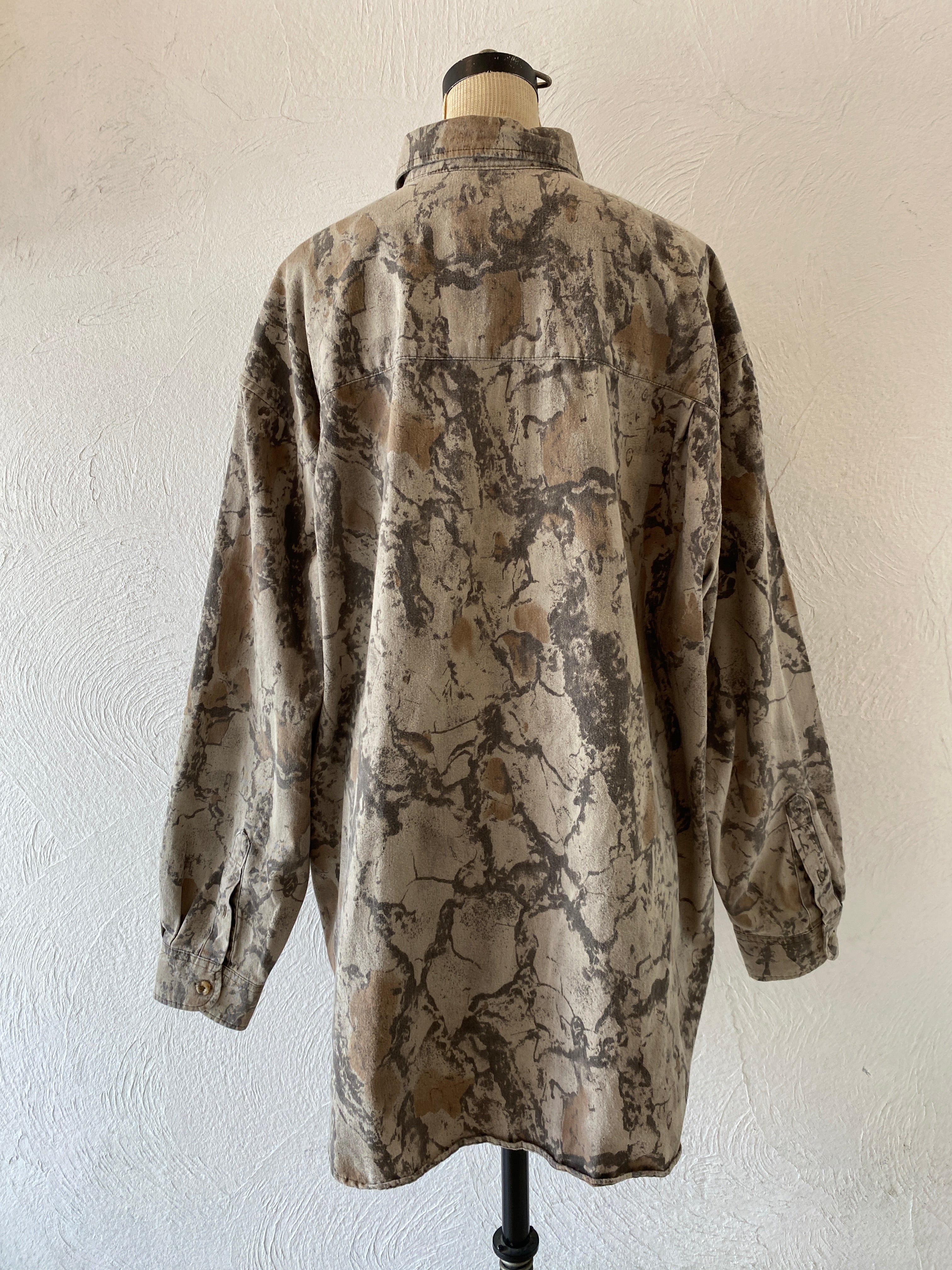 oversize camouflage shirt