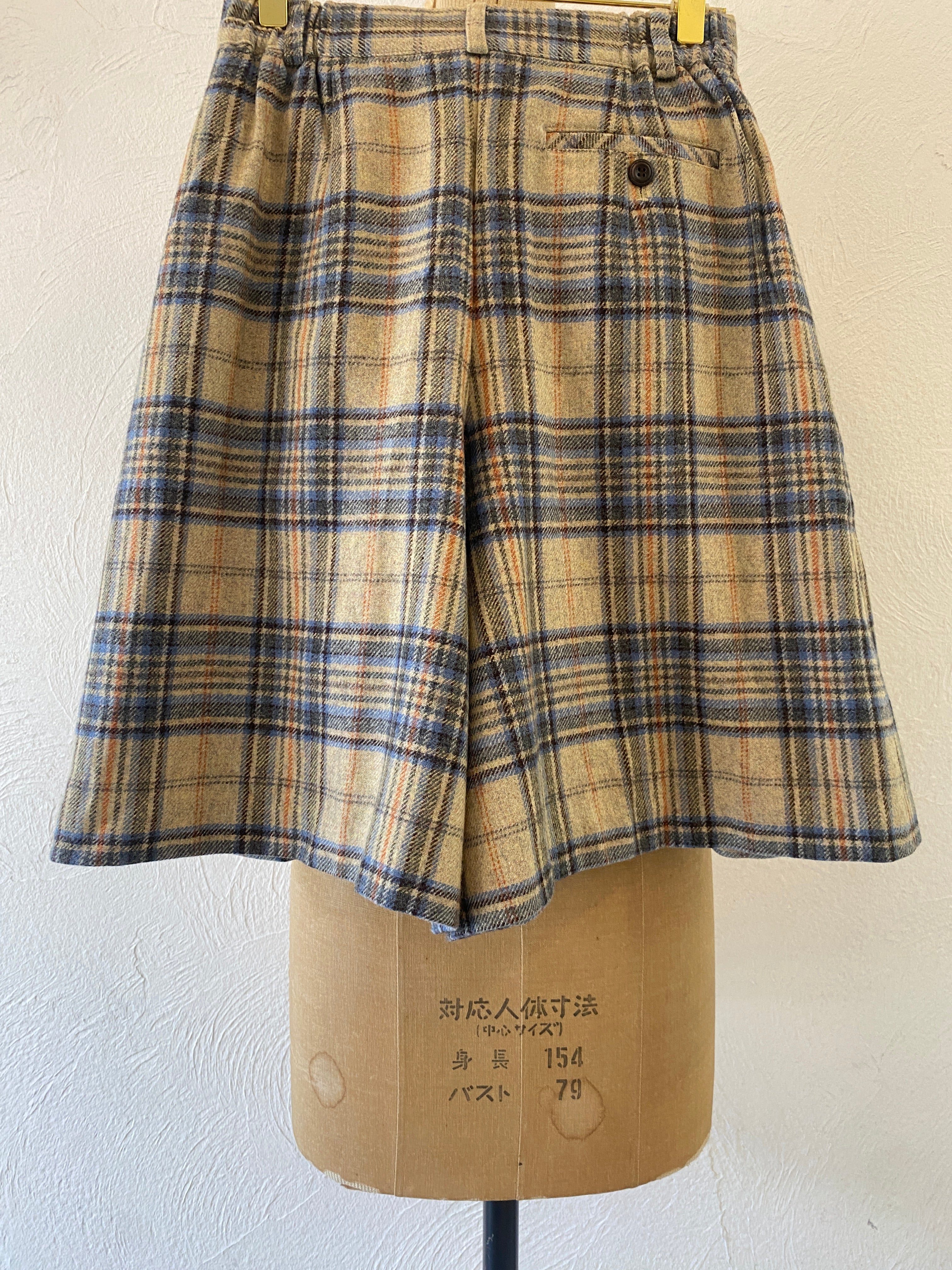 nude check culotte pants