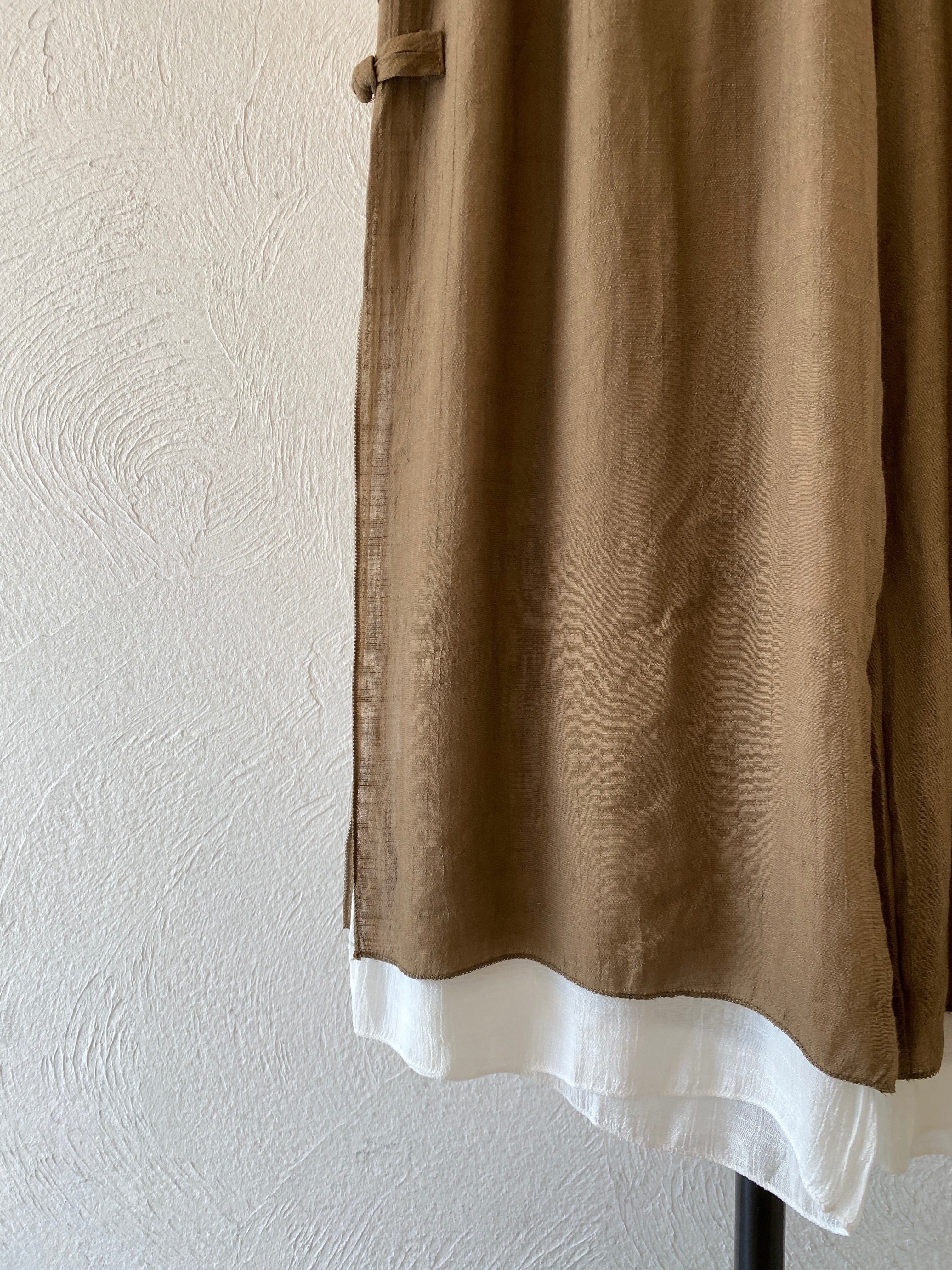 chain linen cotton pants