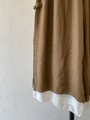 chain linen cotton pants