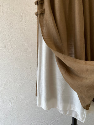 chain linen cotton pants