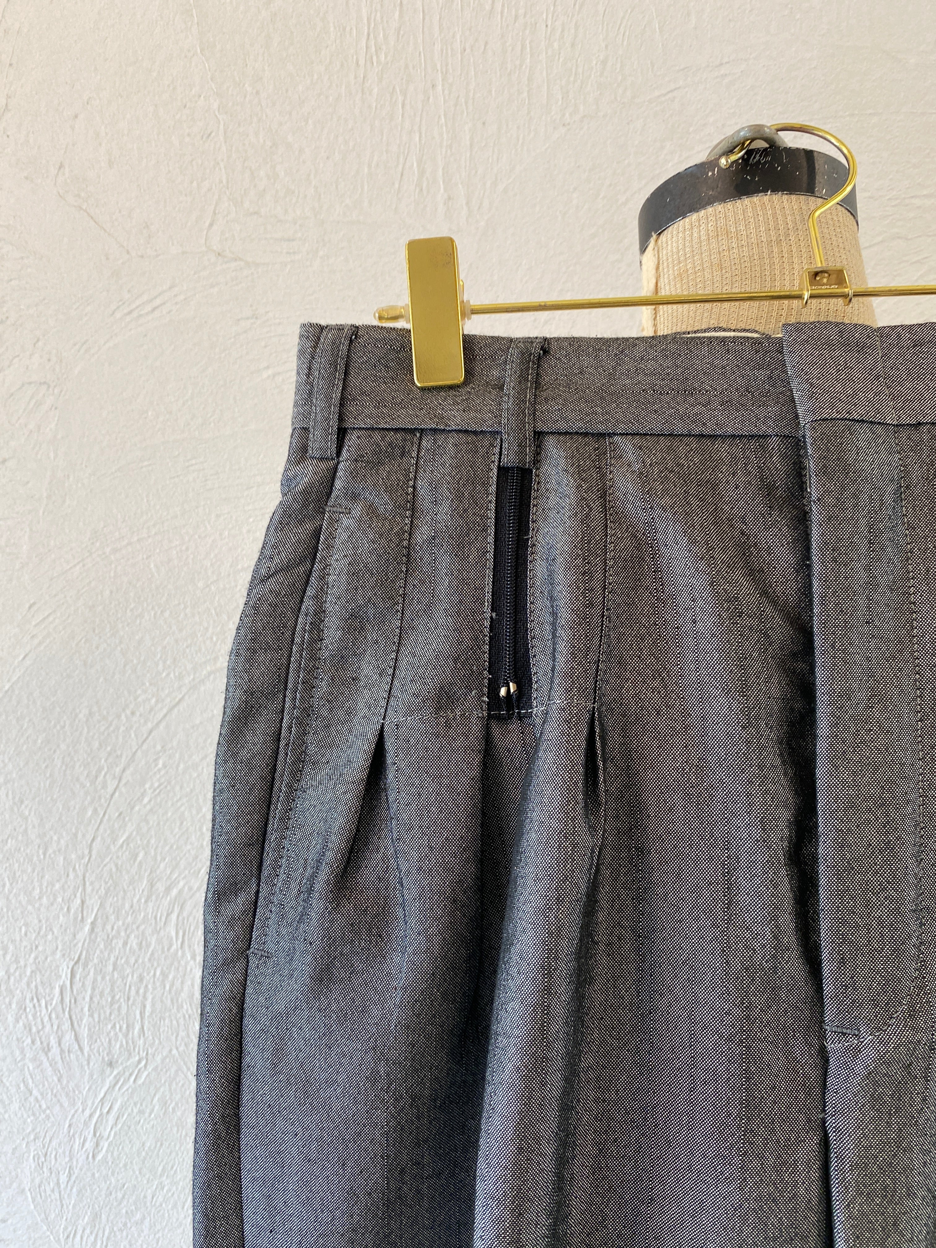 metallic silver pants