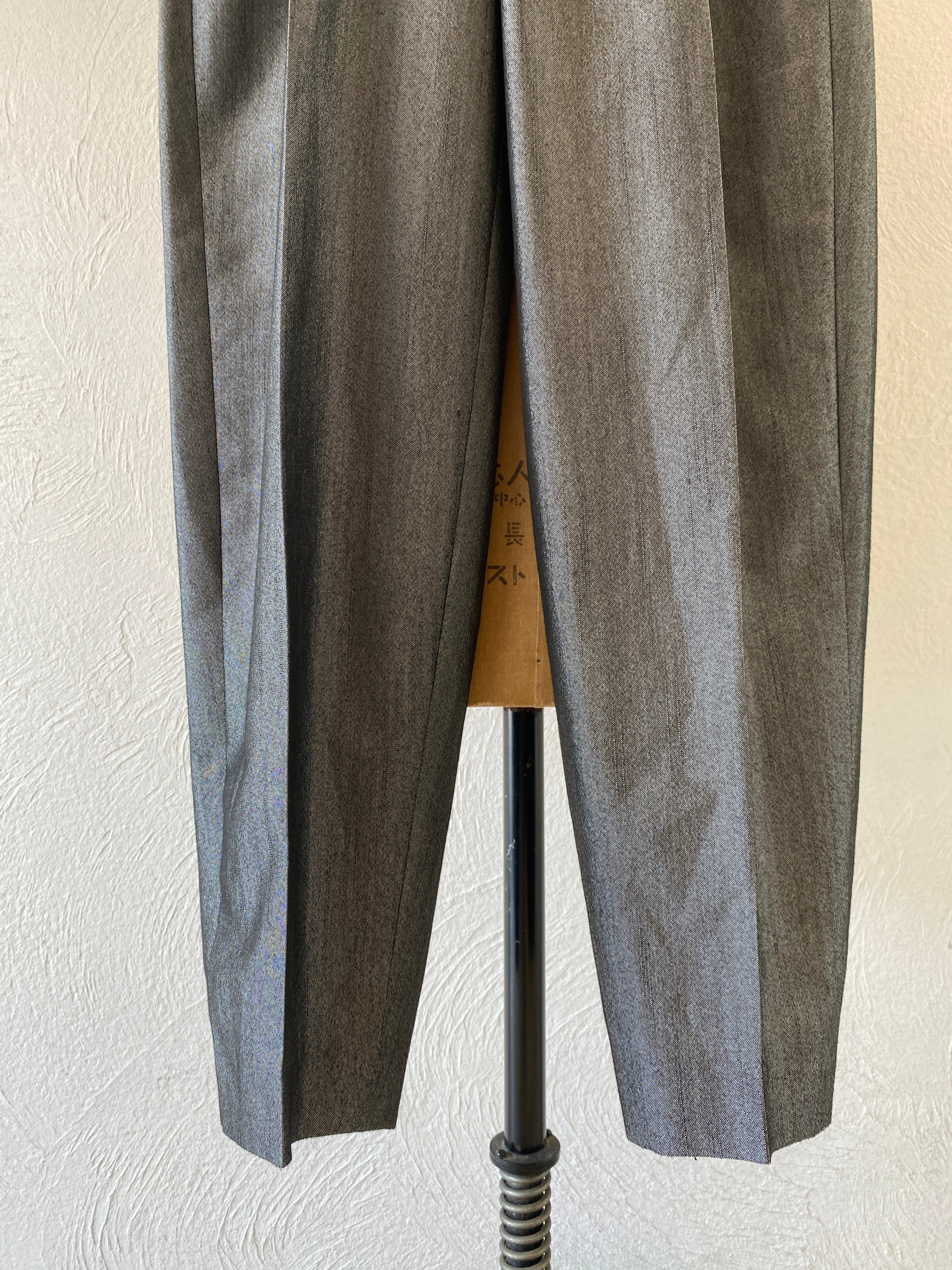 metallic silver pants
