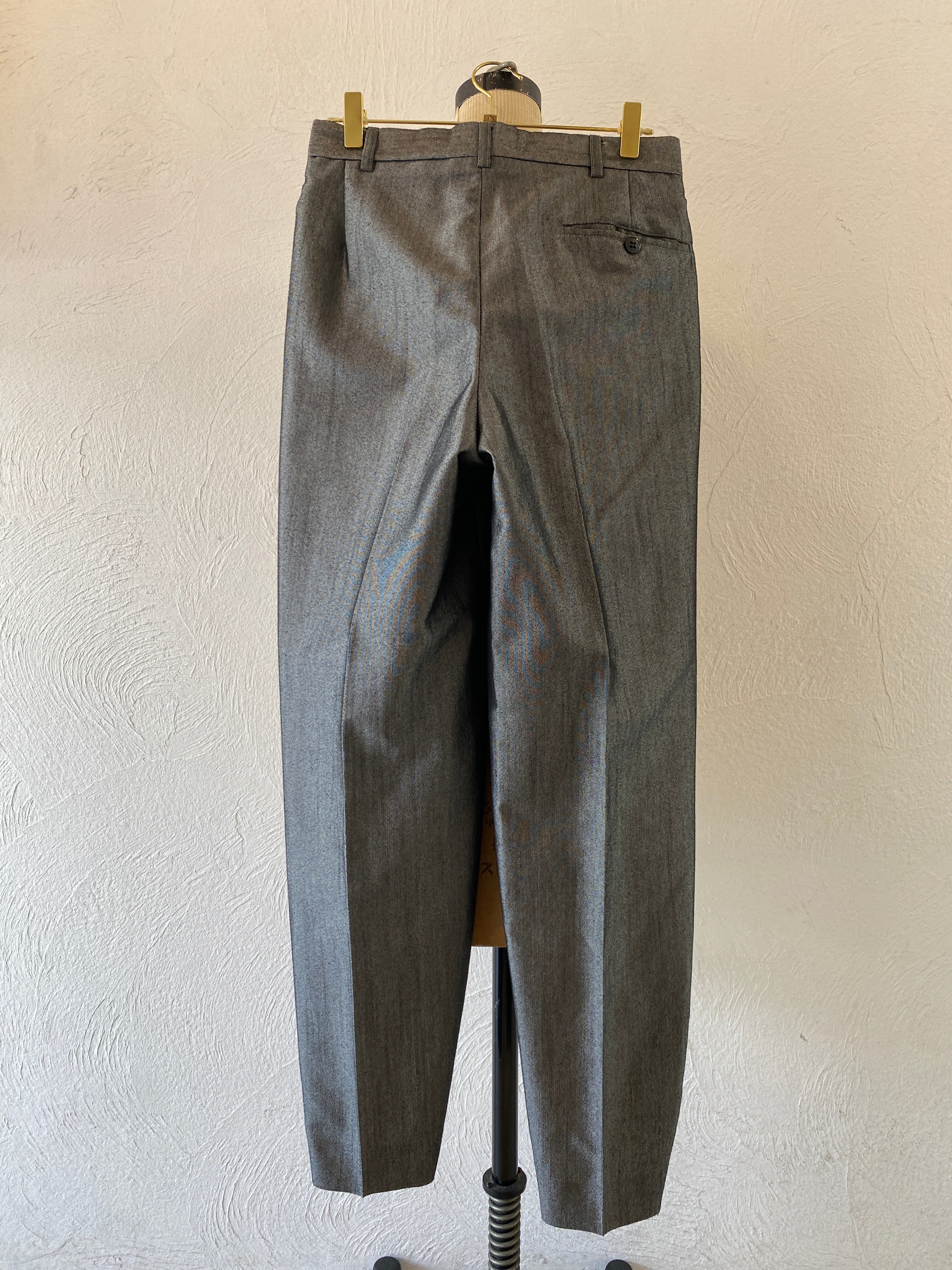 metallic silver pants