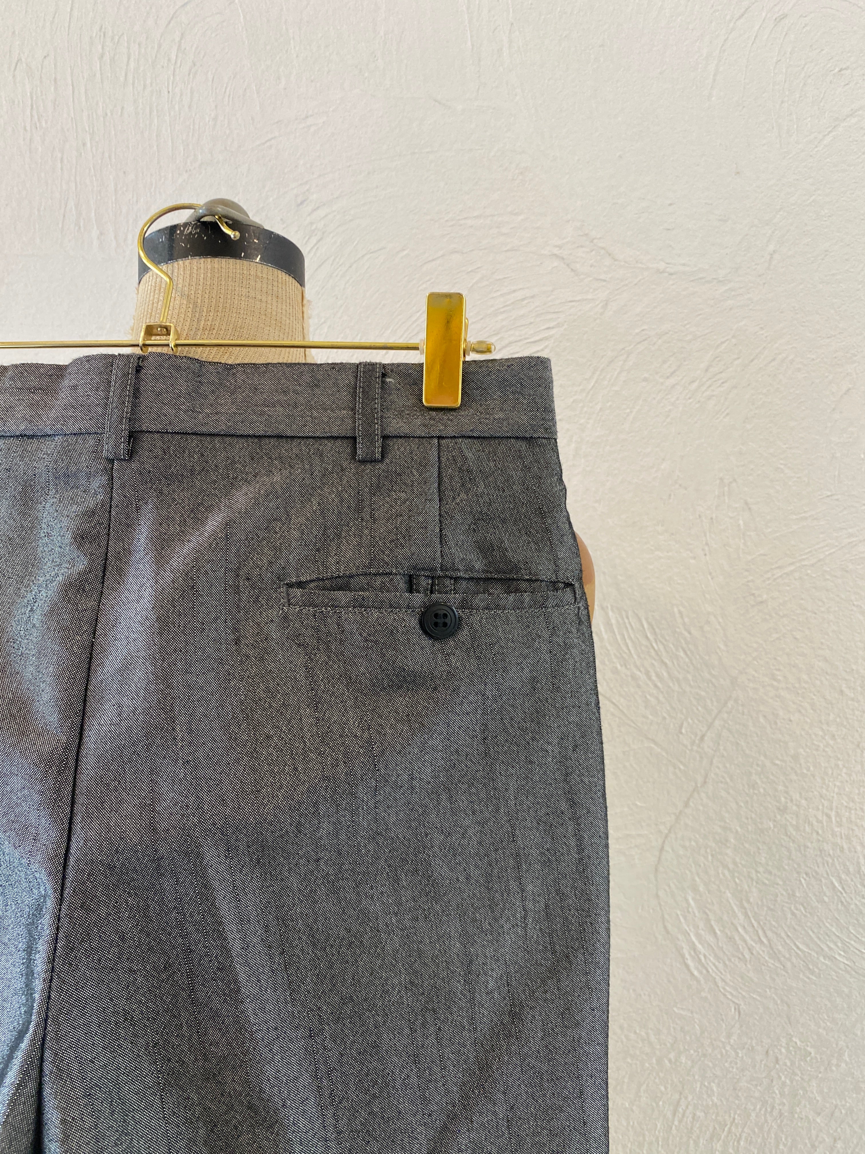 metallic silver pants