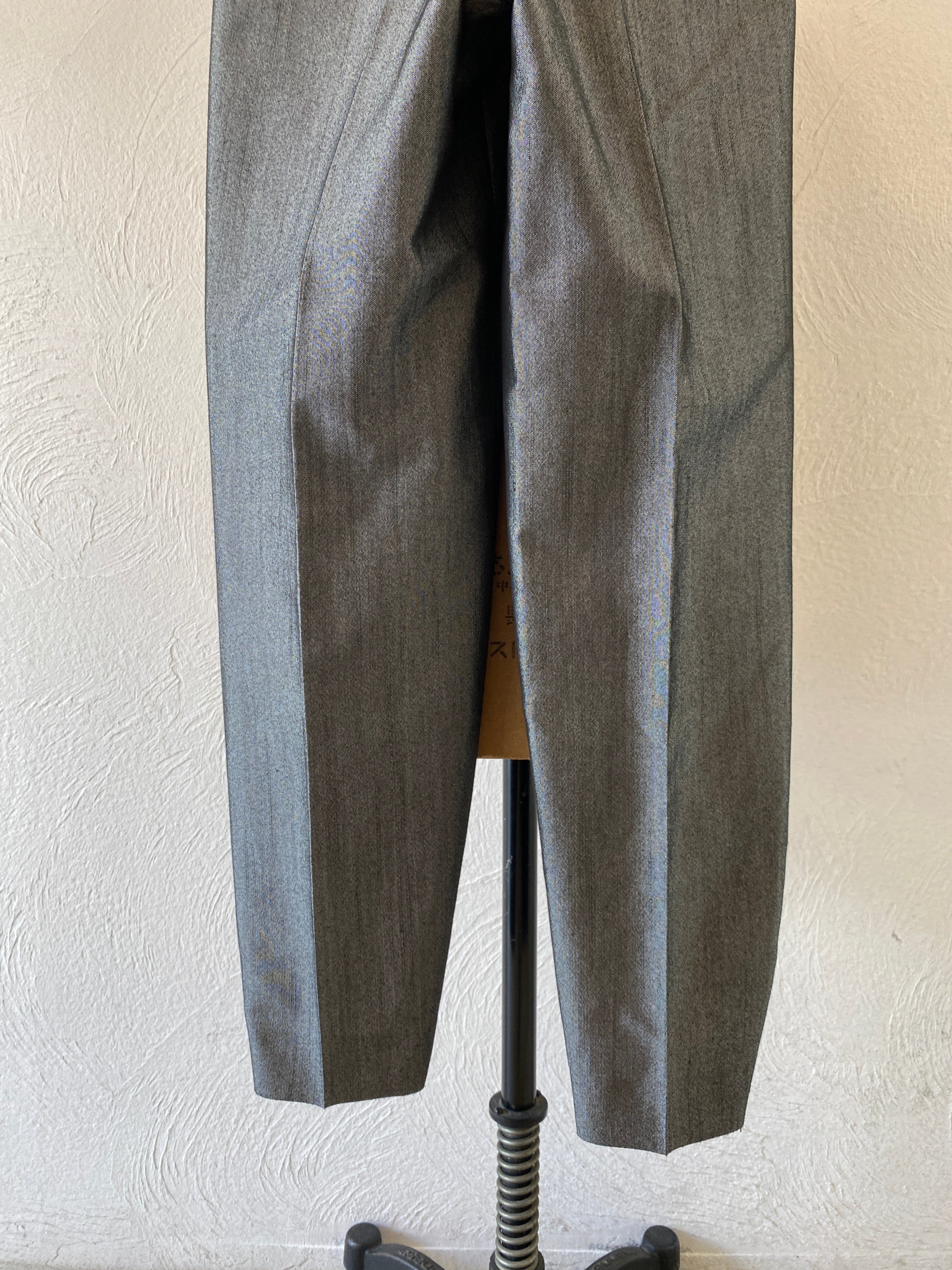 metallic silver pants