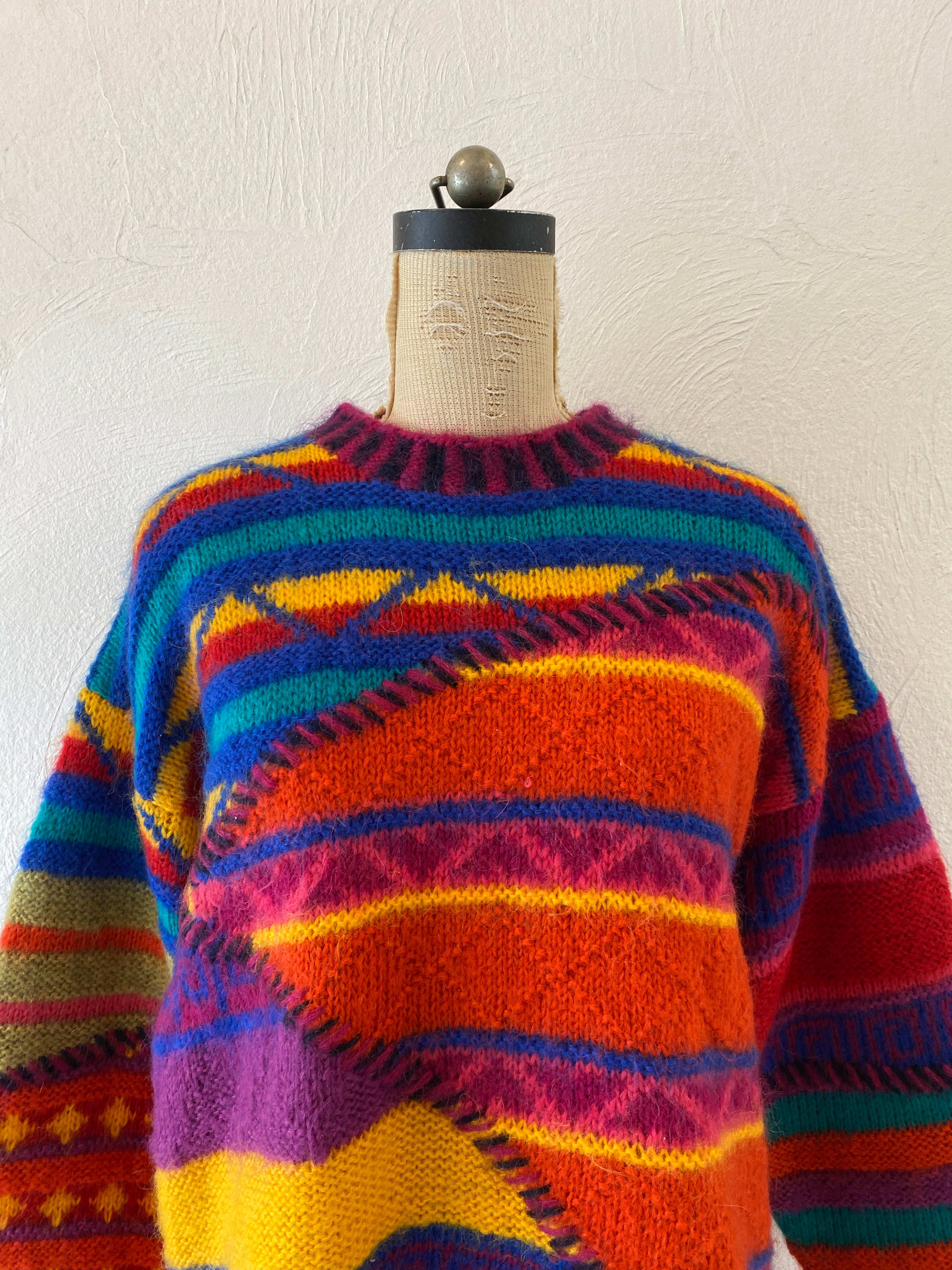 mohair hand knit