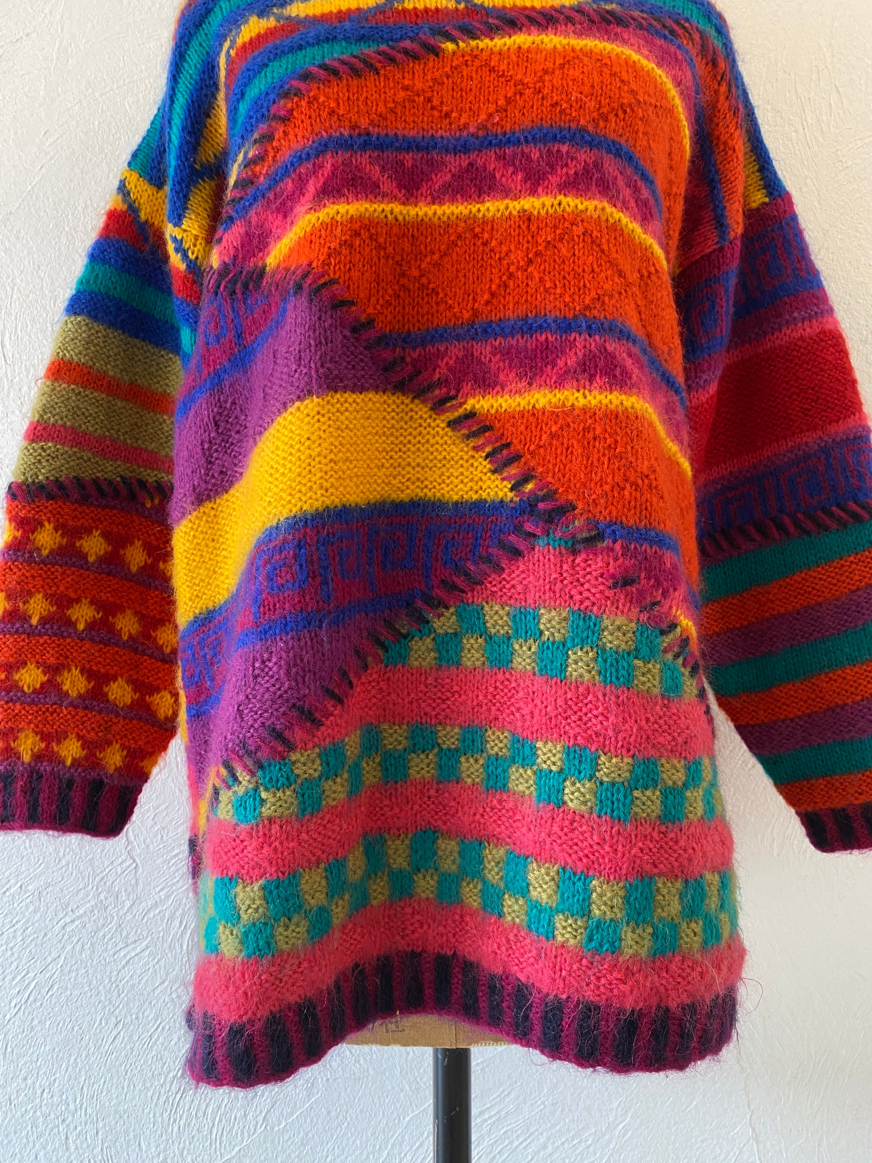 mohair hand knit