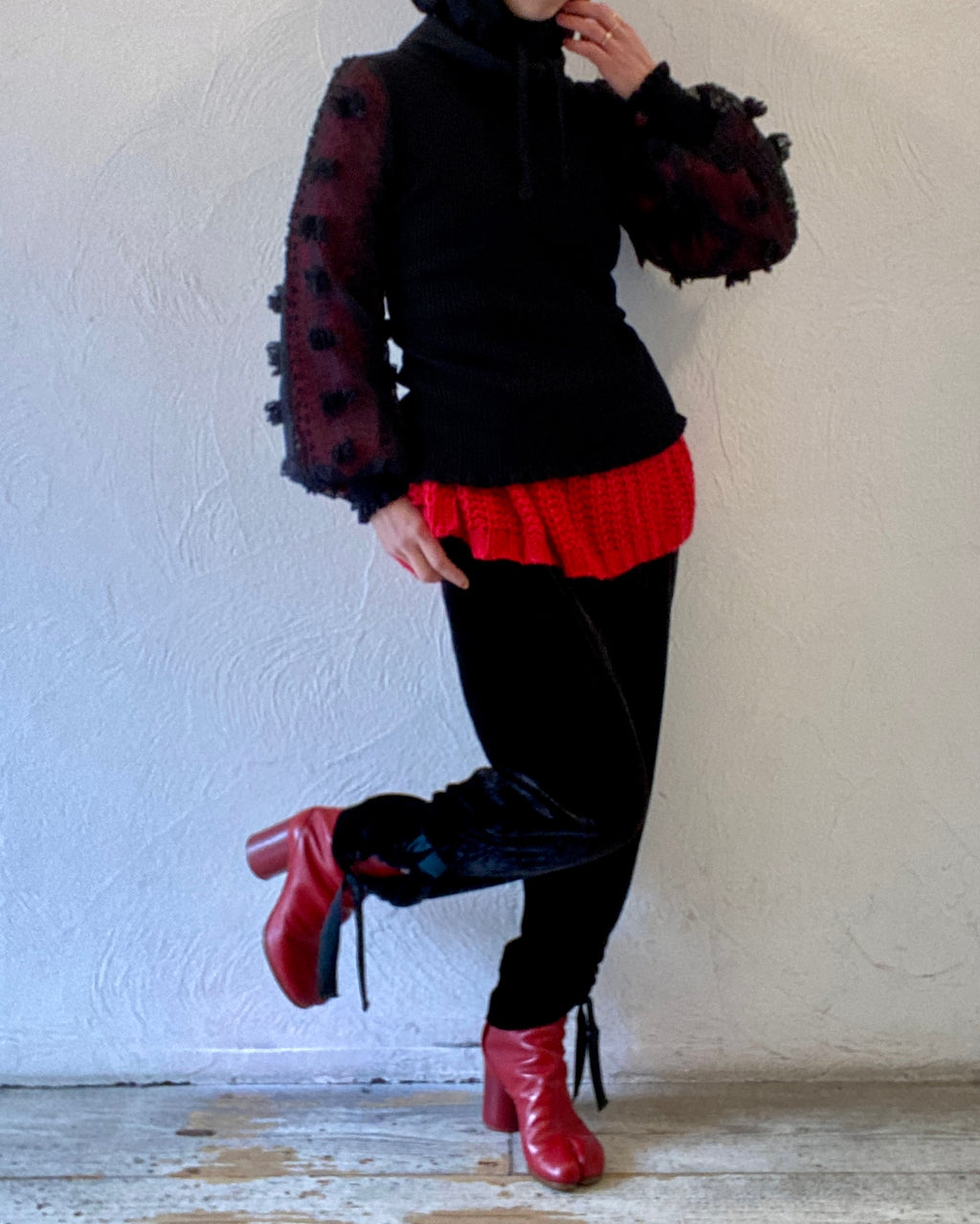 through sleeve rib tops