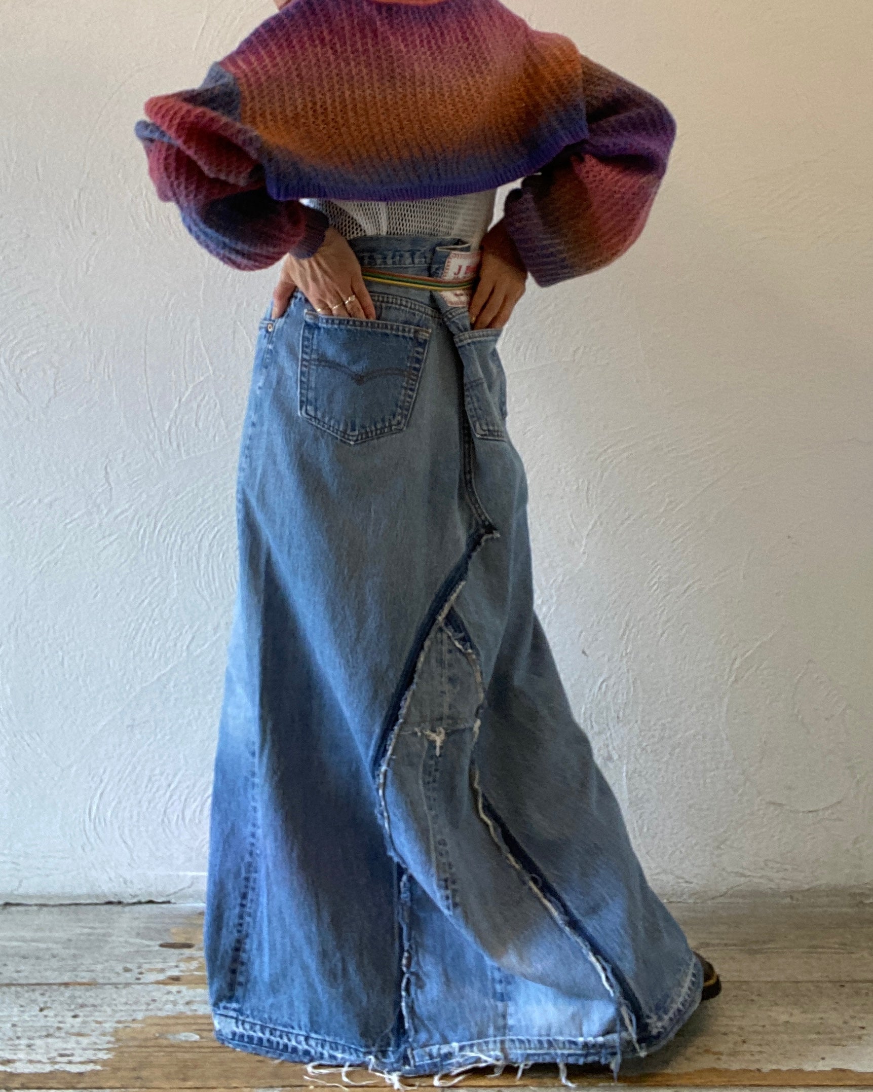 long sleeve short knit