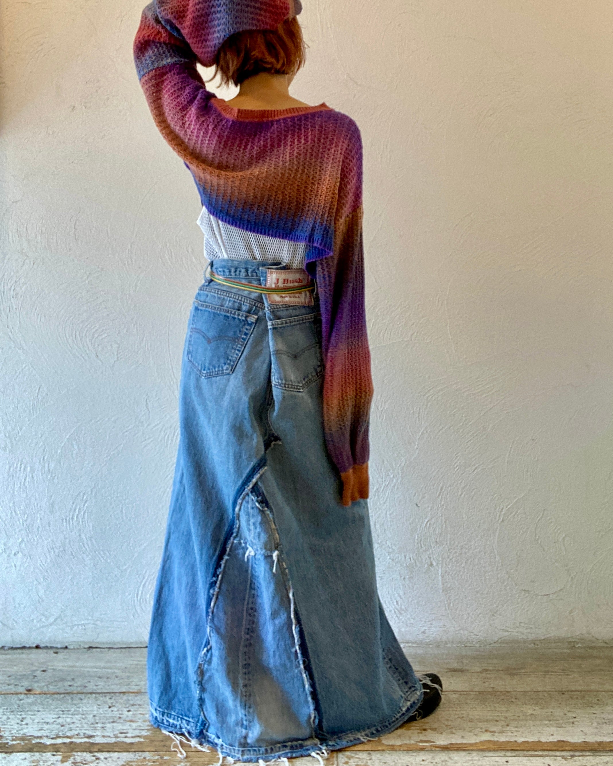 long sleeve short knit