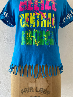cut&fringe T