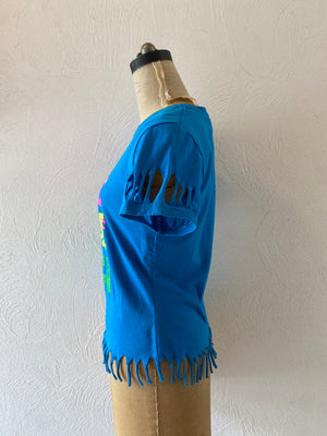 cut&fringe T