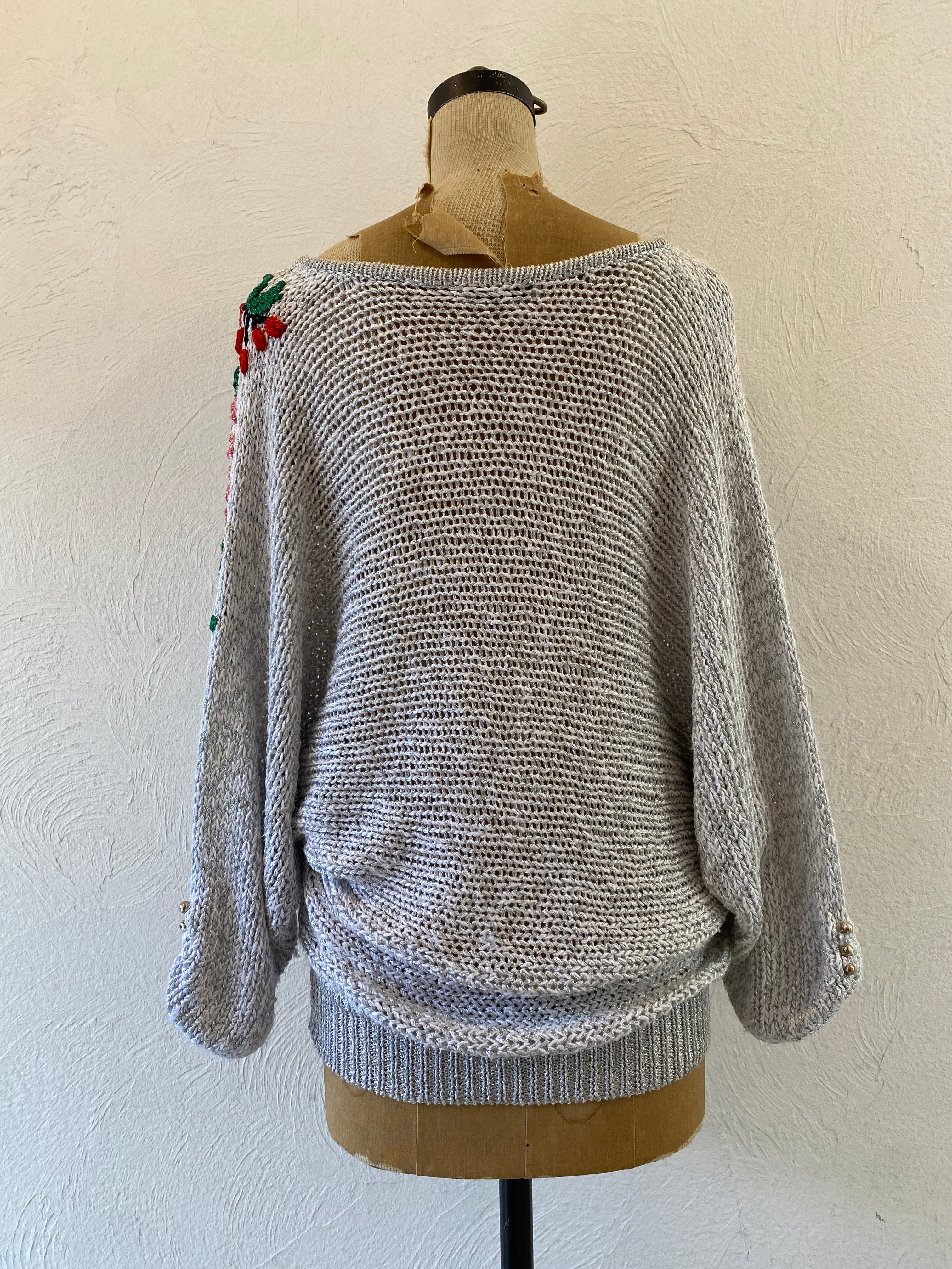 silver knit