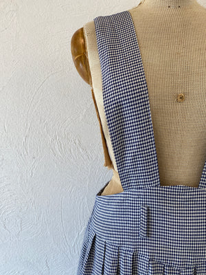 gingham jumper skirt