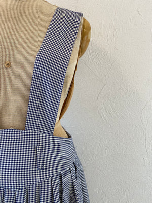 gingham jumper skirt