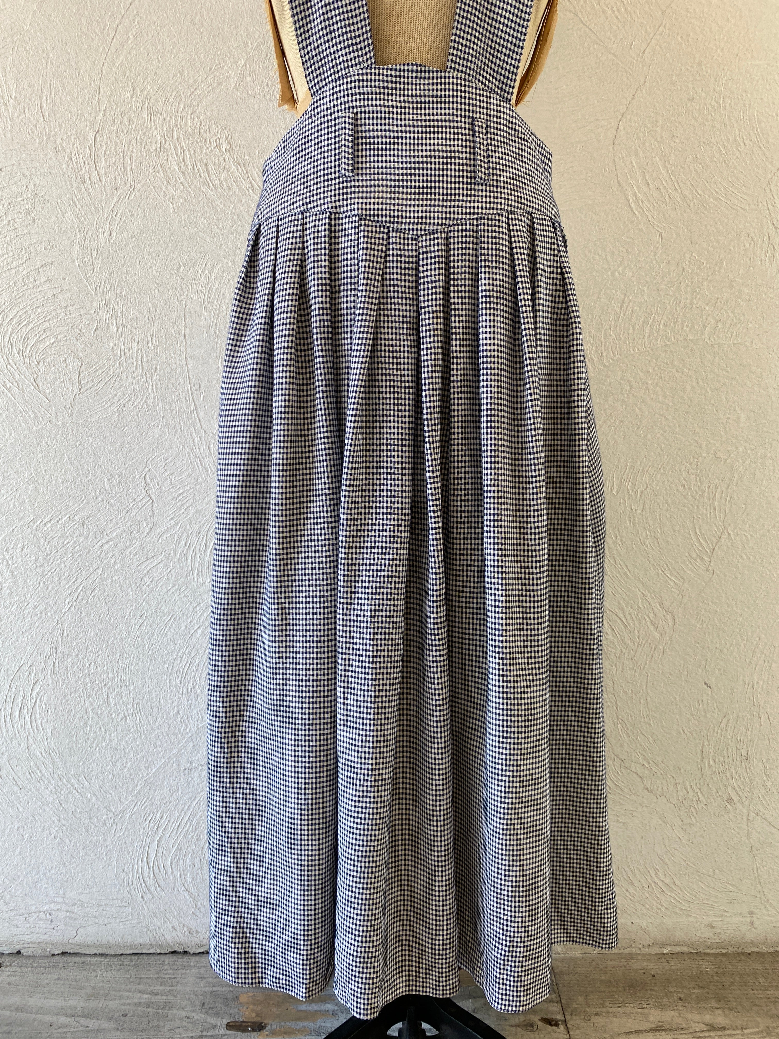 gingham jumper skirt