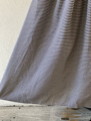 gingham jumper skirt