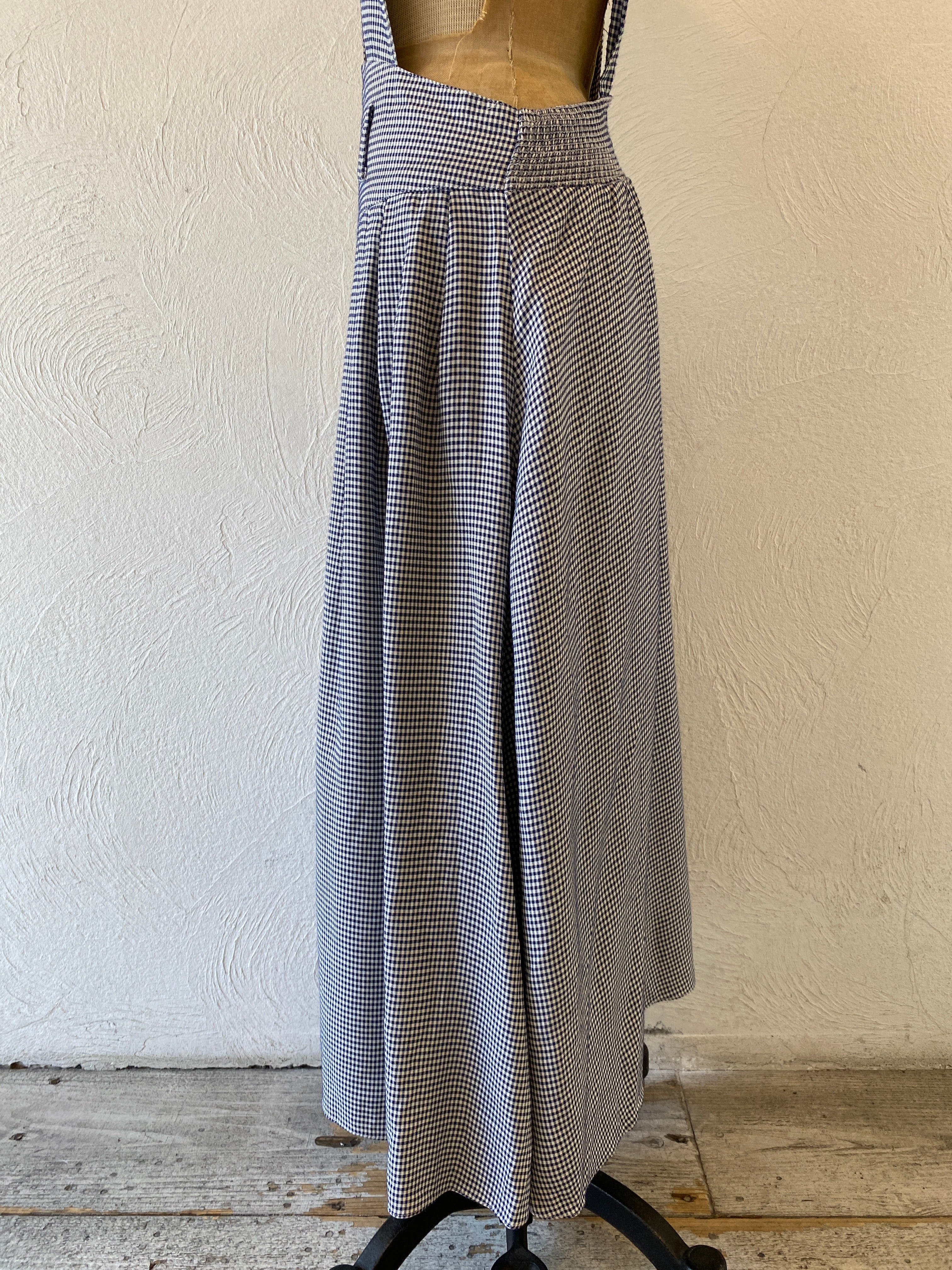 gingham jumper skirt