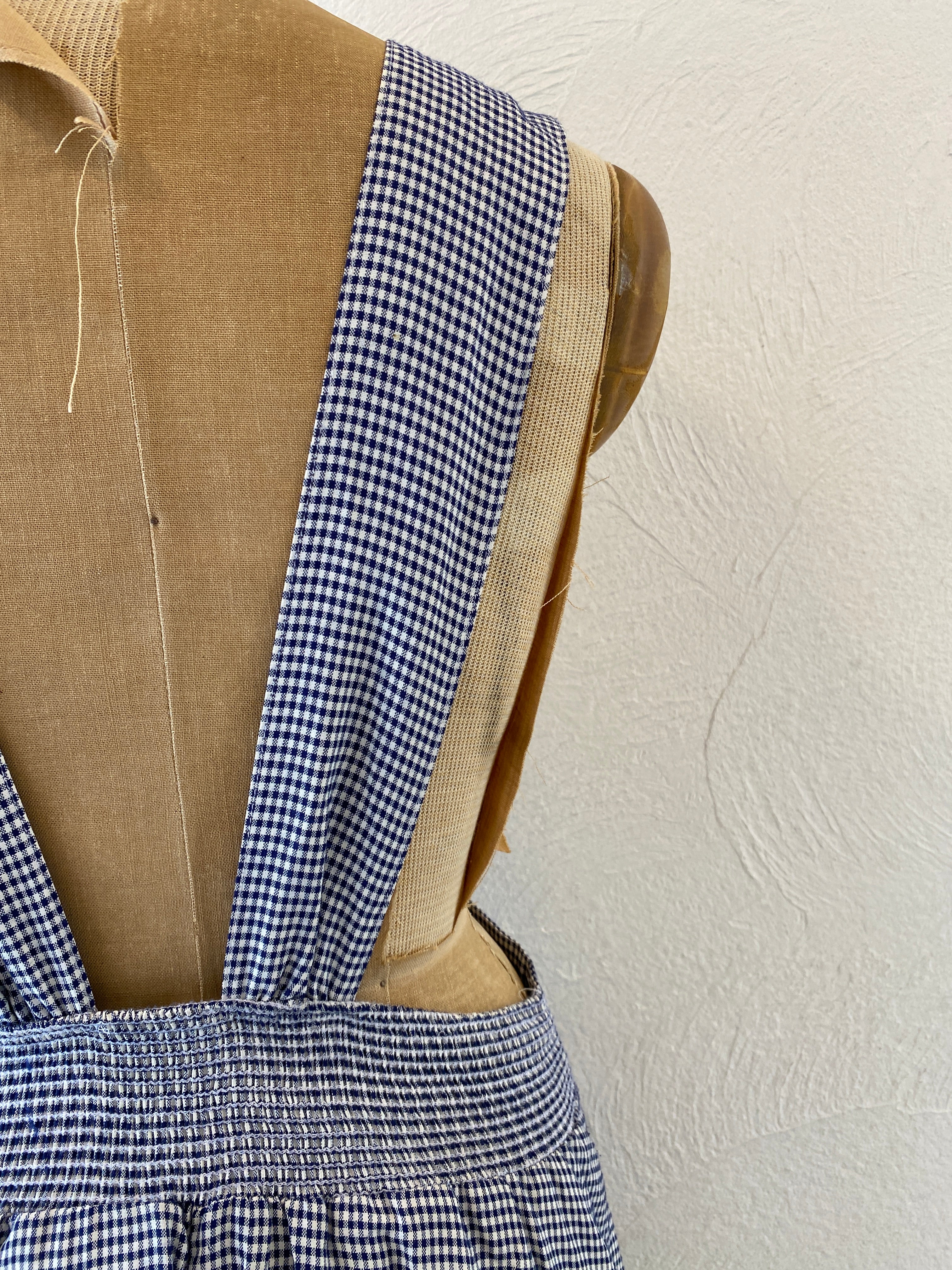 gingham jumper skirt
