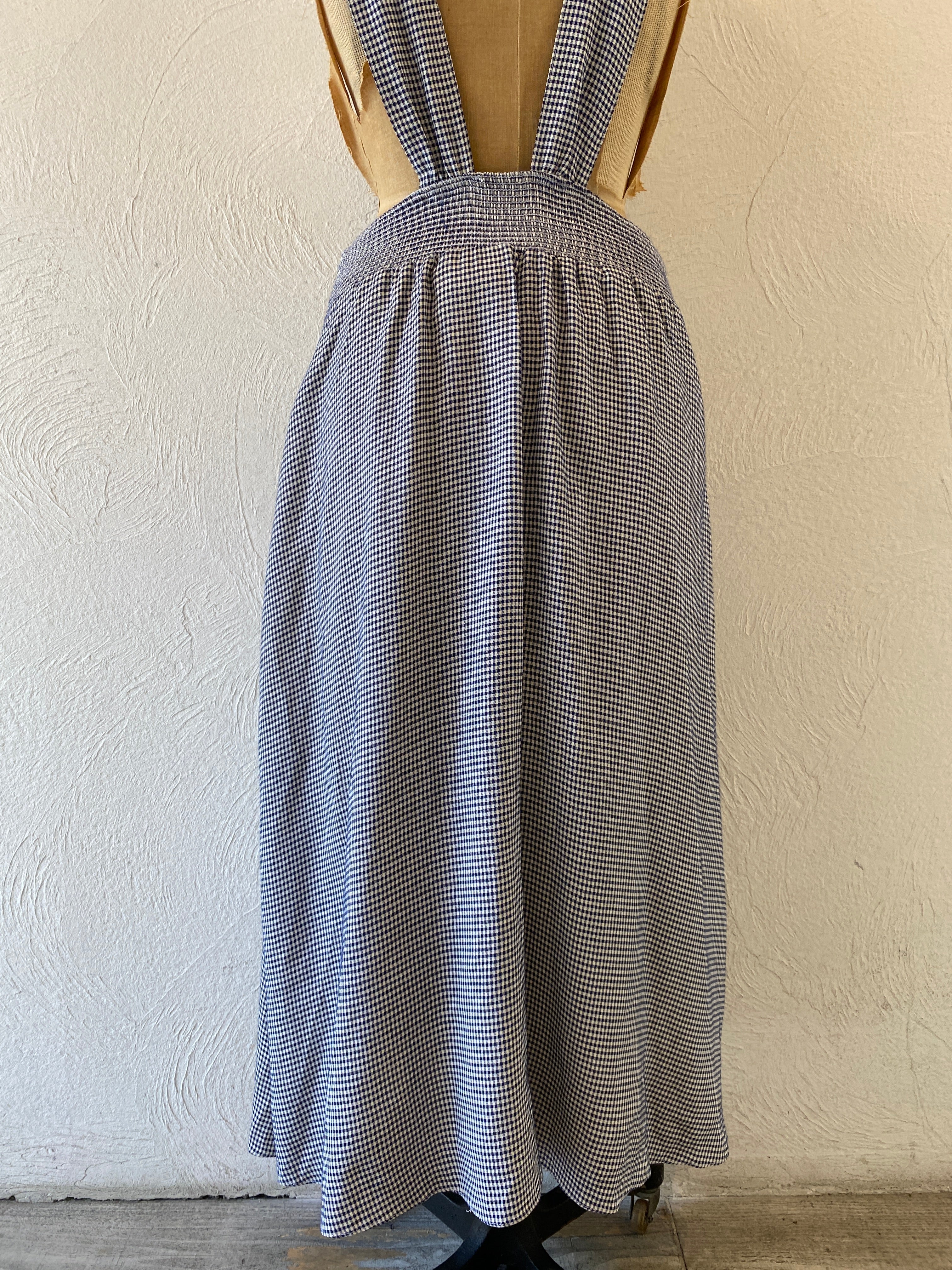 gingham jumper skirt