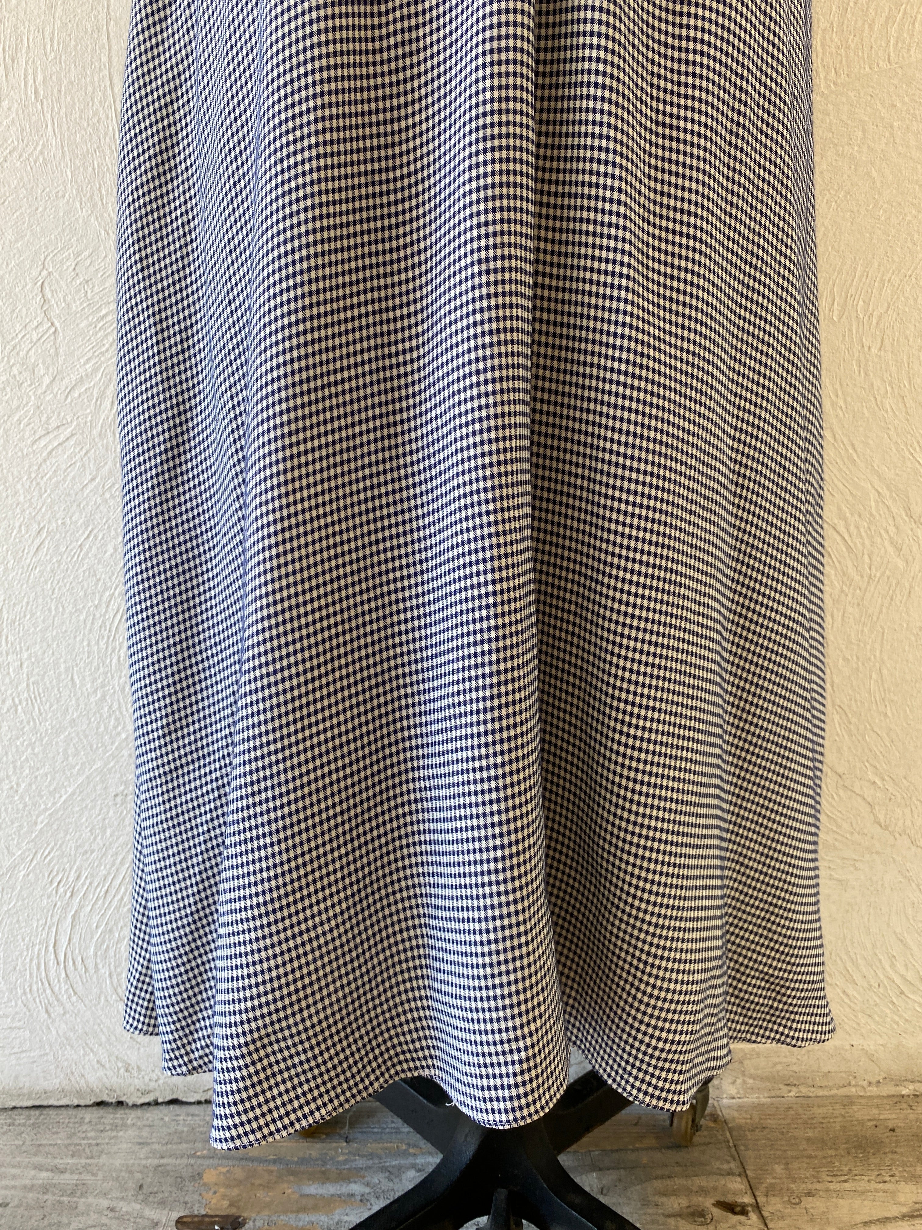 gingham jumper skirt
