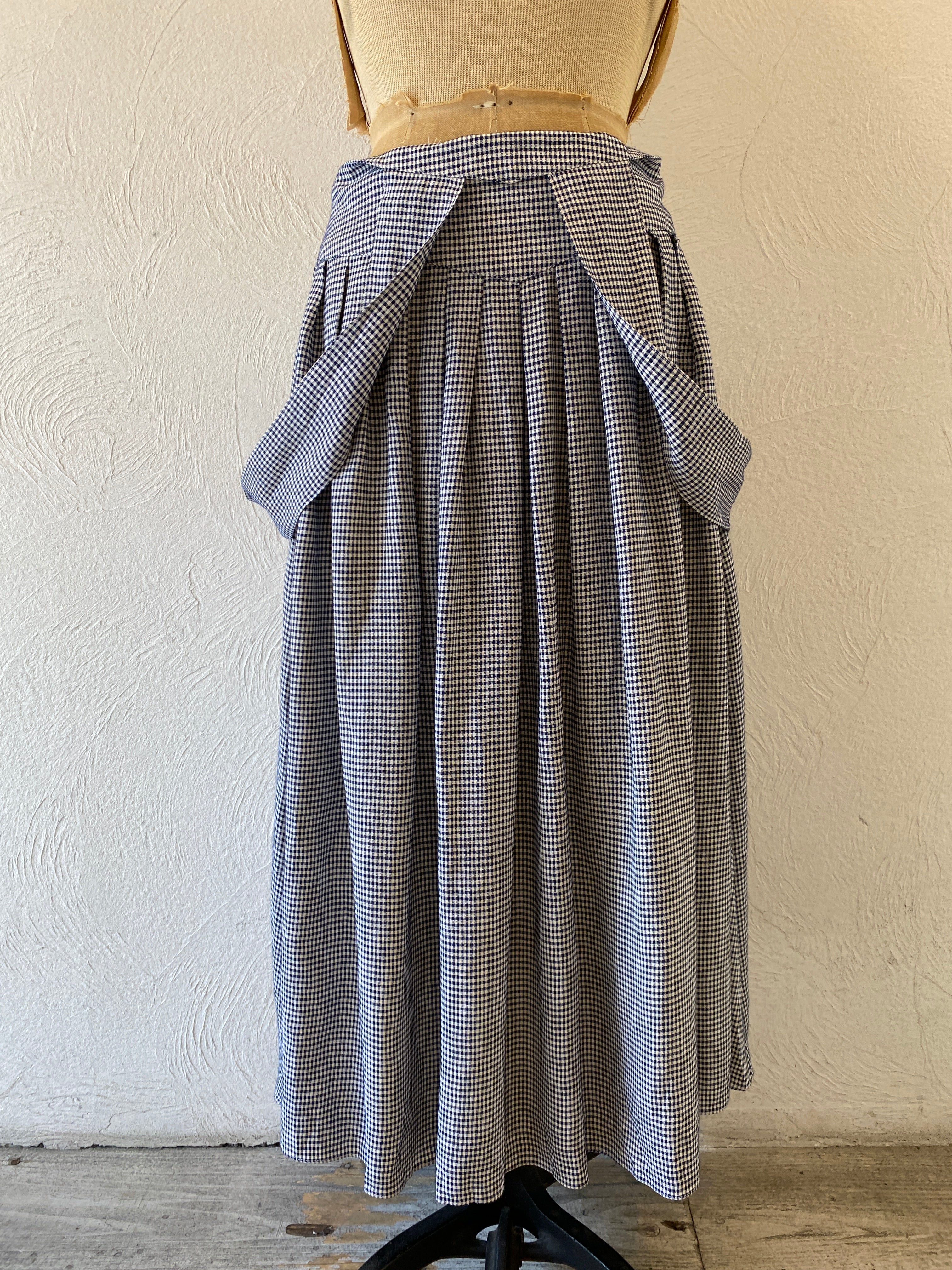 gingham jumper skirt