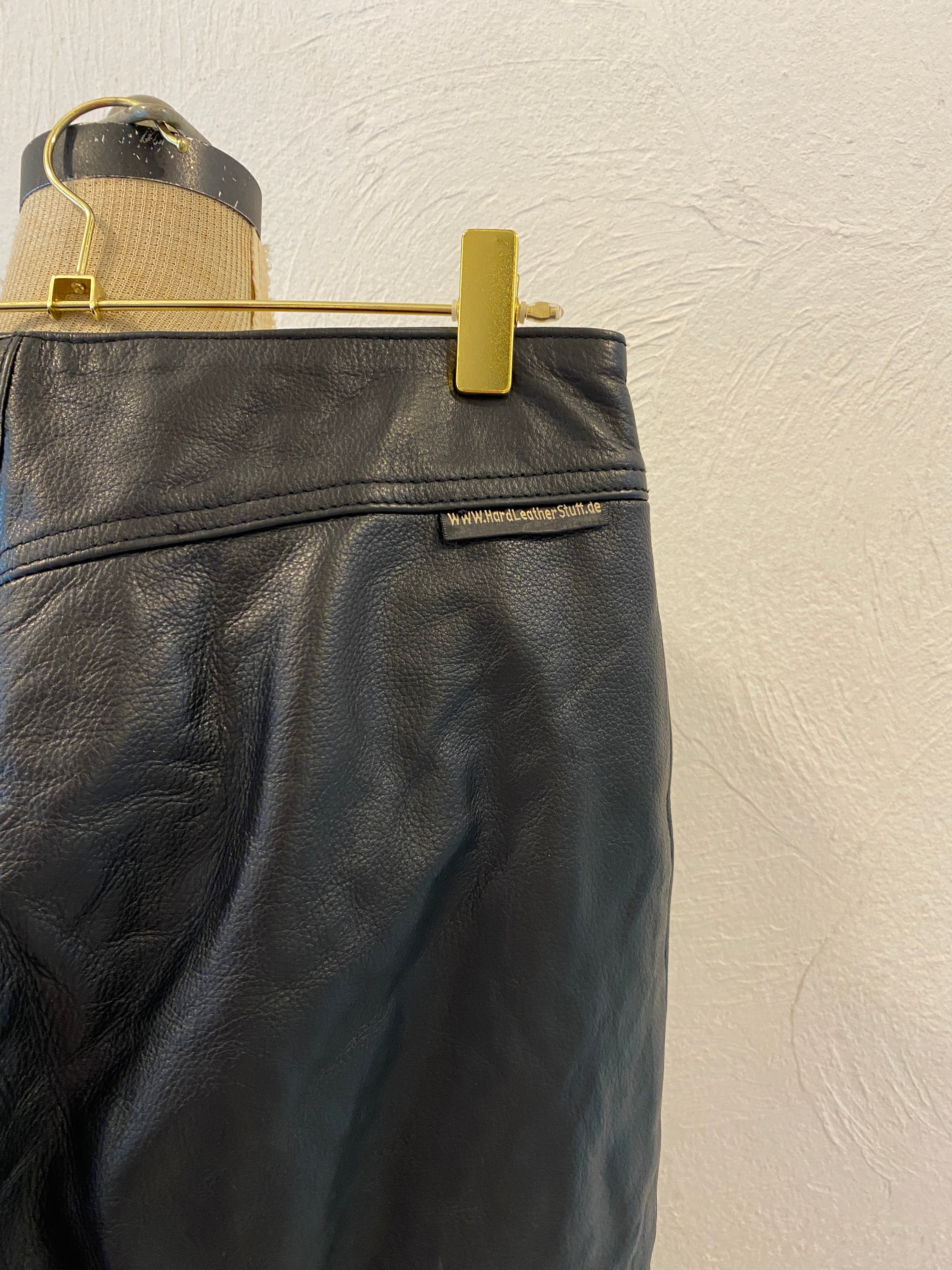 lace up leather pants