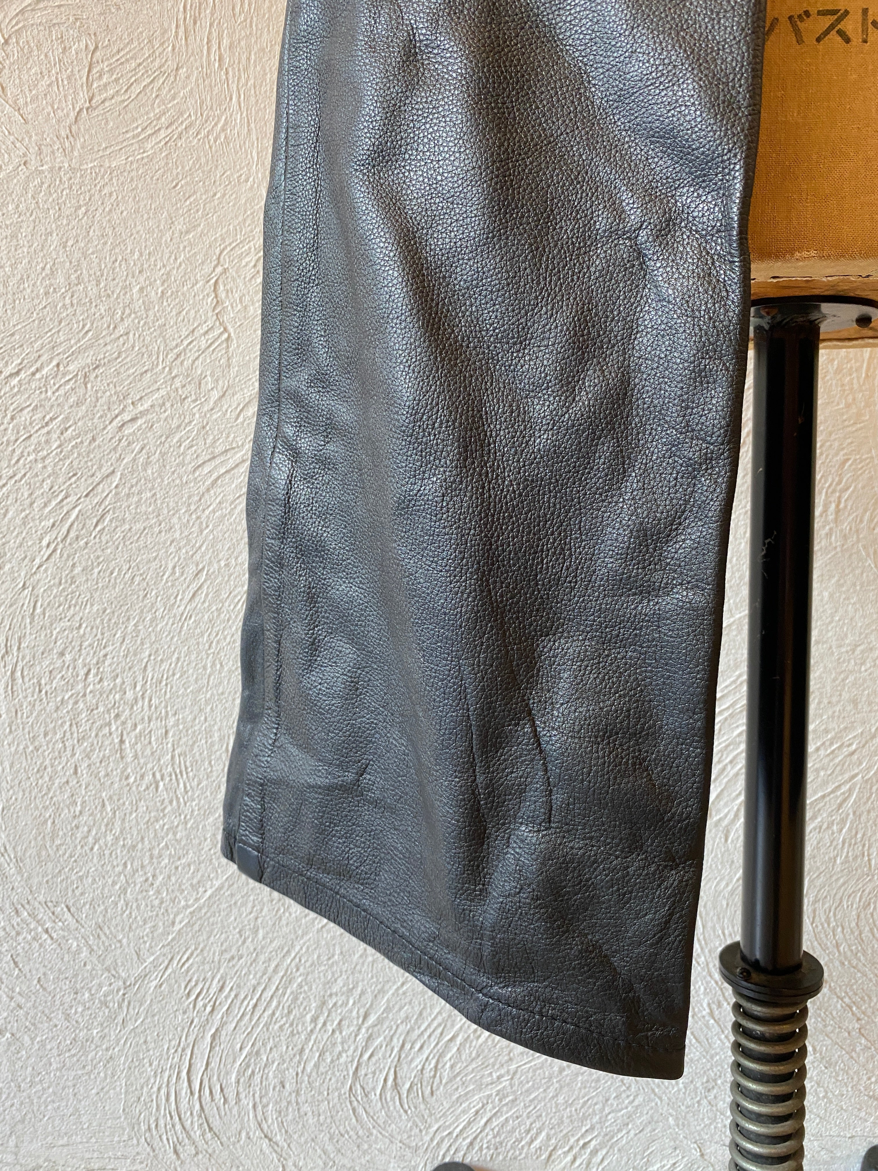 lace up leather pants