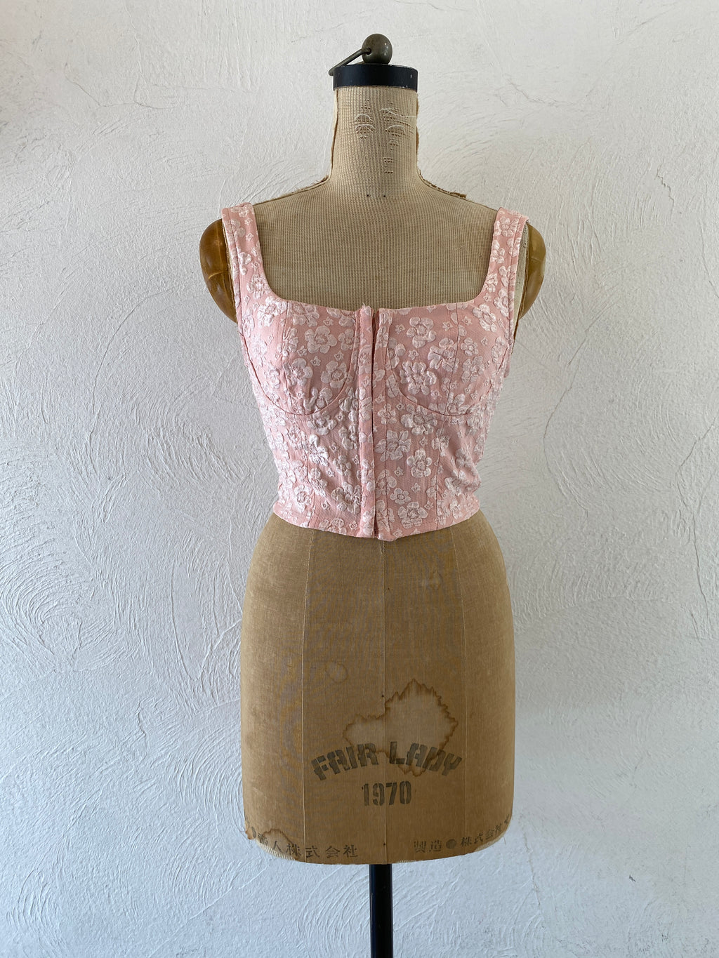 jacquard bustier
